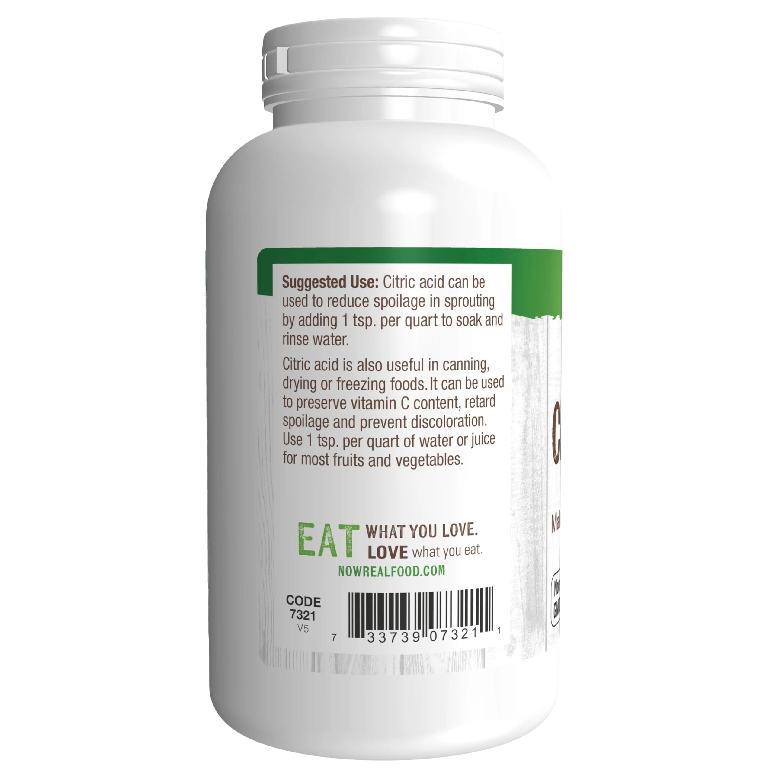 NOW Foods, Citric Acid, Sprouting Aid, Great Substitute for Salt, Preservative Found in Citrus Fruits, 1-Pound - Image 3