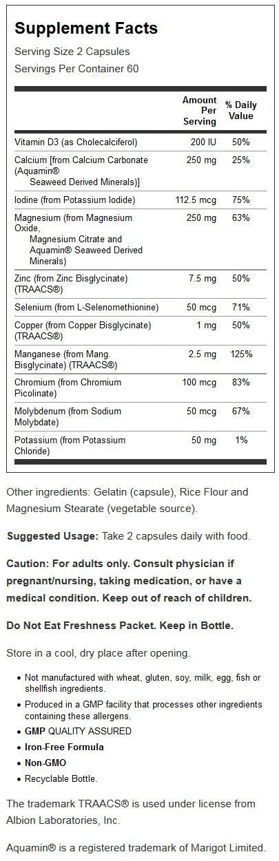 Now Foods, Full Spectrum Mineral CAPS 120 CAPS - Image 3