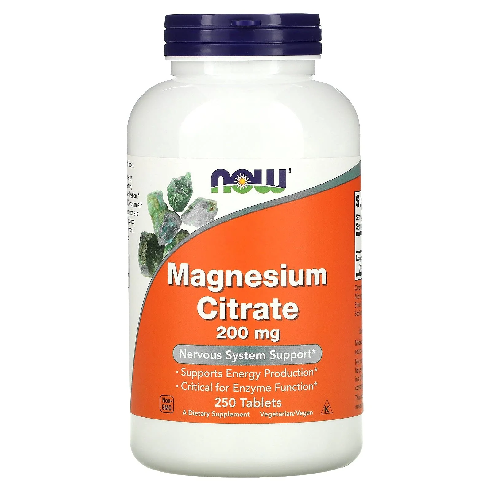 NOW Foods - Magnesium Citrate 200 mg 250 tabs (Pack of 2) - Image 3