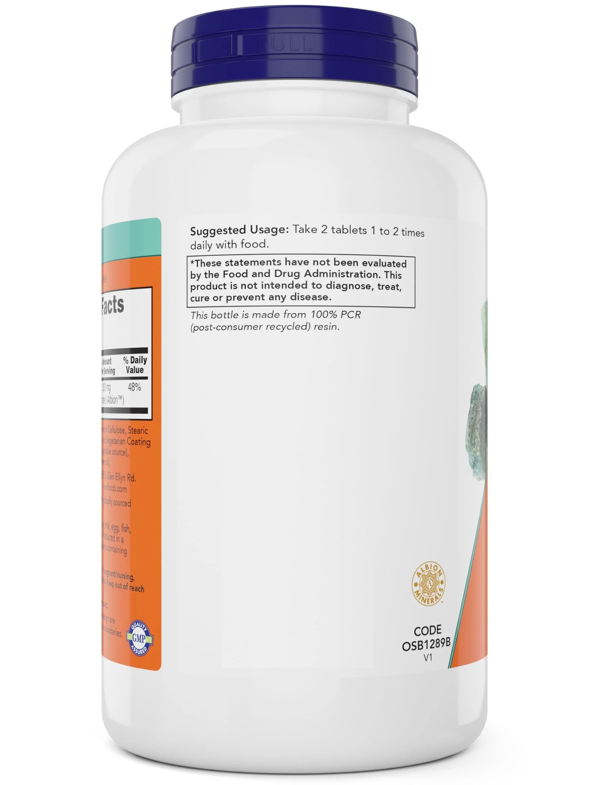 Now Foods Magnesium Glycinate, 240 Tablets - Supports Healthy Muscle and Nerve Functions - Non-GMO - Image 3