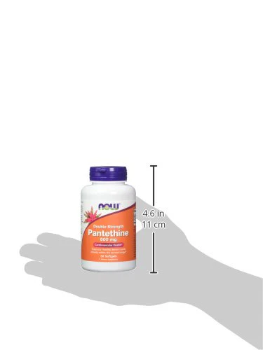 NOW Foods Pantethine, 600 mg 60 Softgels (Pack of 2) - Image 4