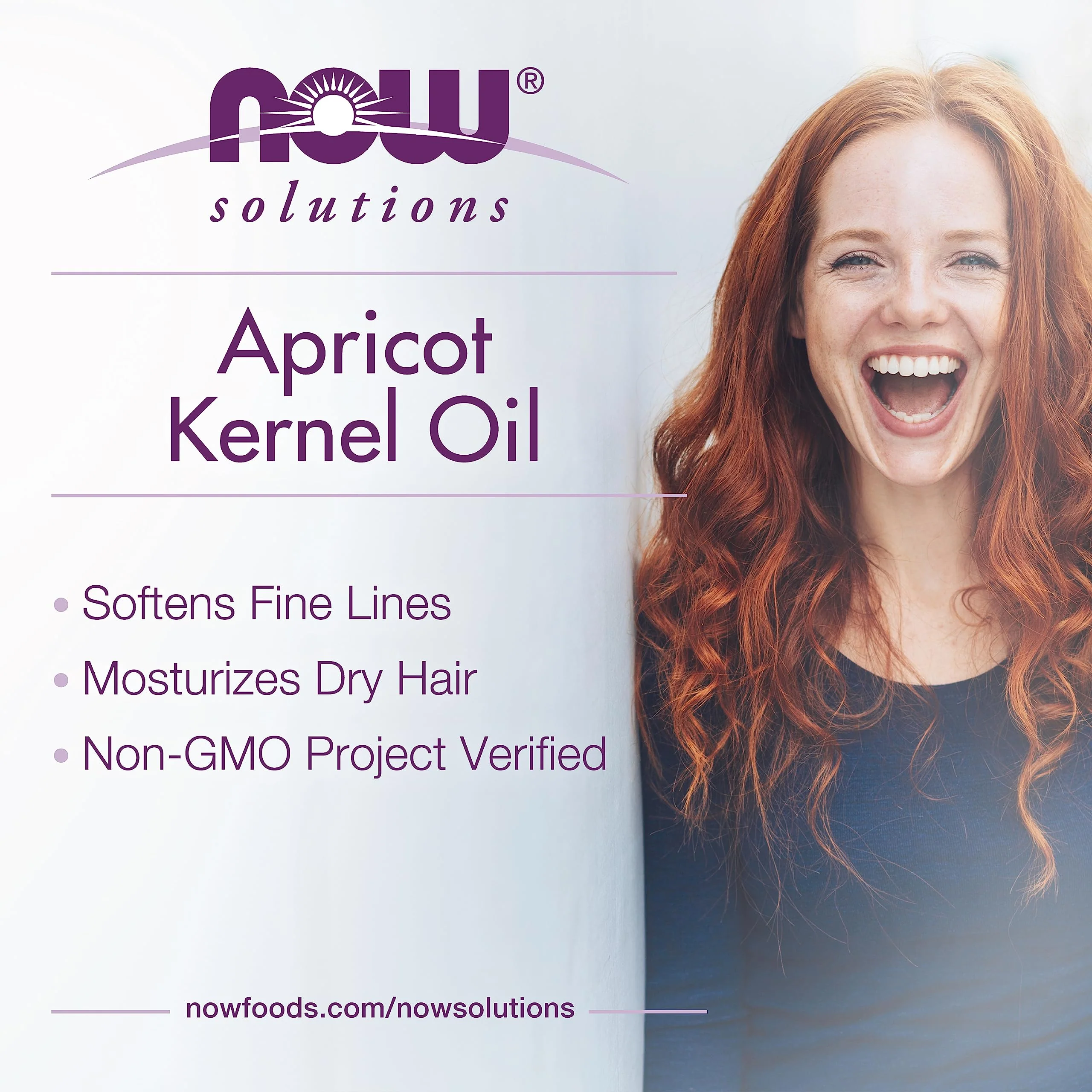 NOW Foods Solutions, Apricot Kernel Oil, Hair Moisturizer, Rejuvenating Skin Oil, Softens Fine Lines, 16-Ounce - Image 5