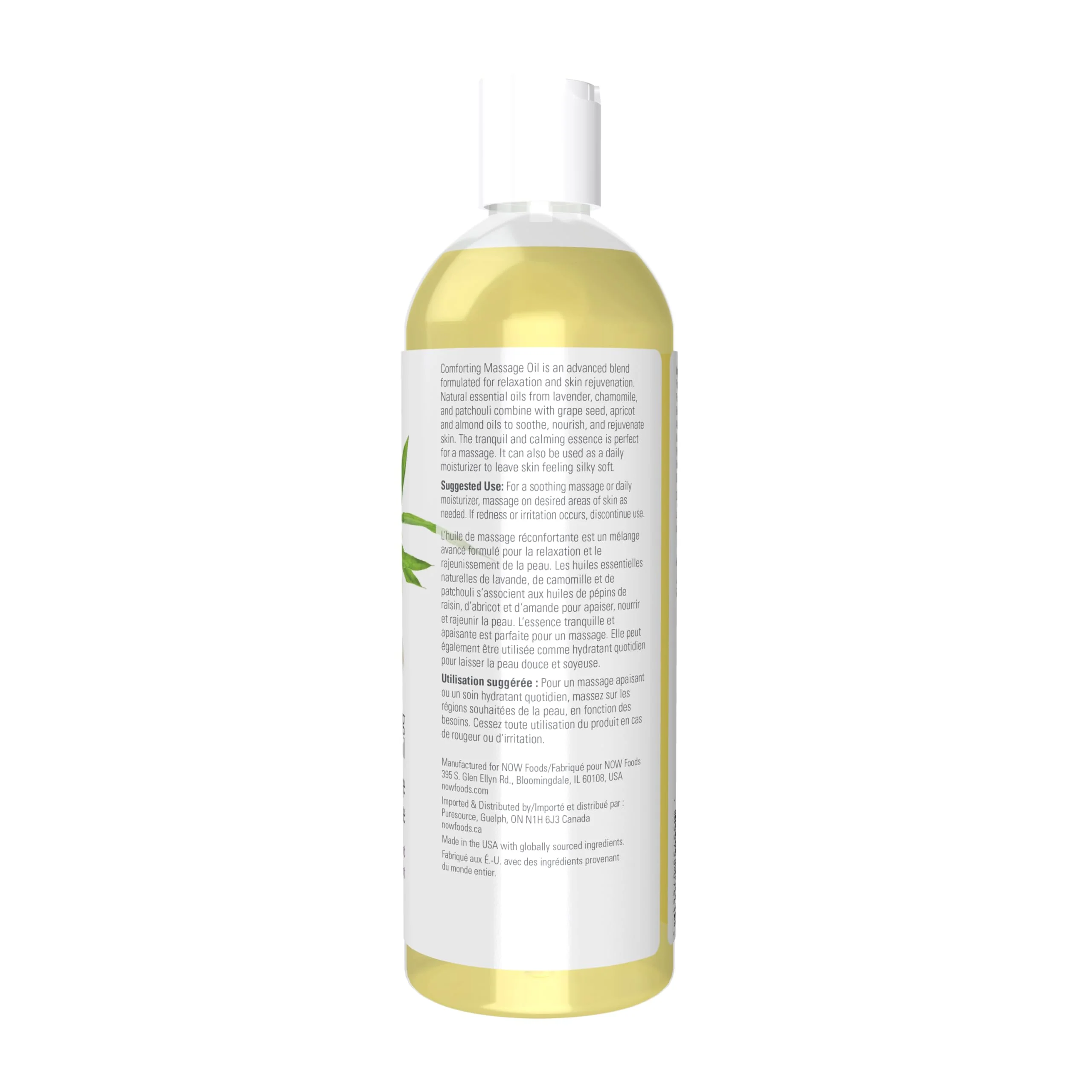 NOW Foods Solutions, Comforting Massage Oil, Vitamin Infused Blend, Soothing and Nourishing, 16-Ounce - Image 6