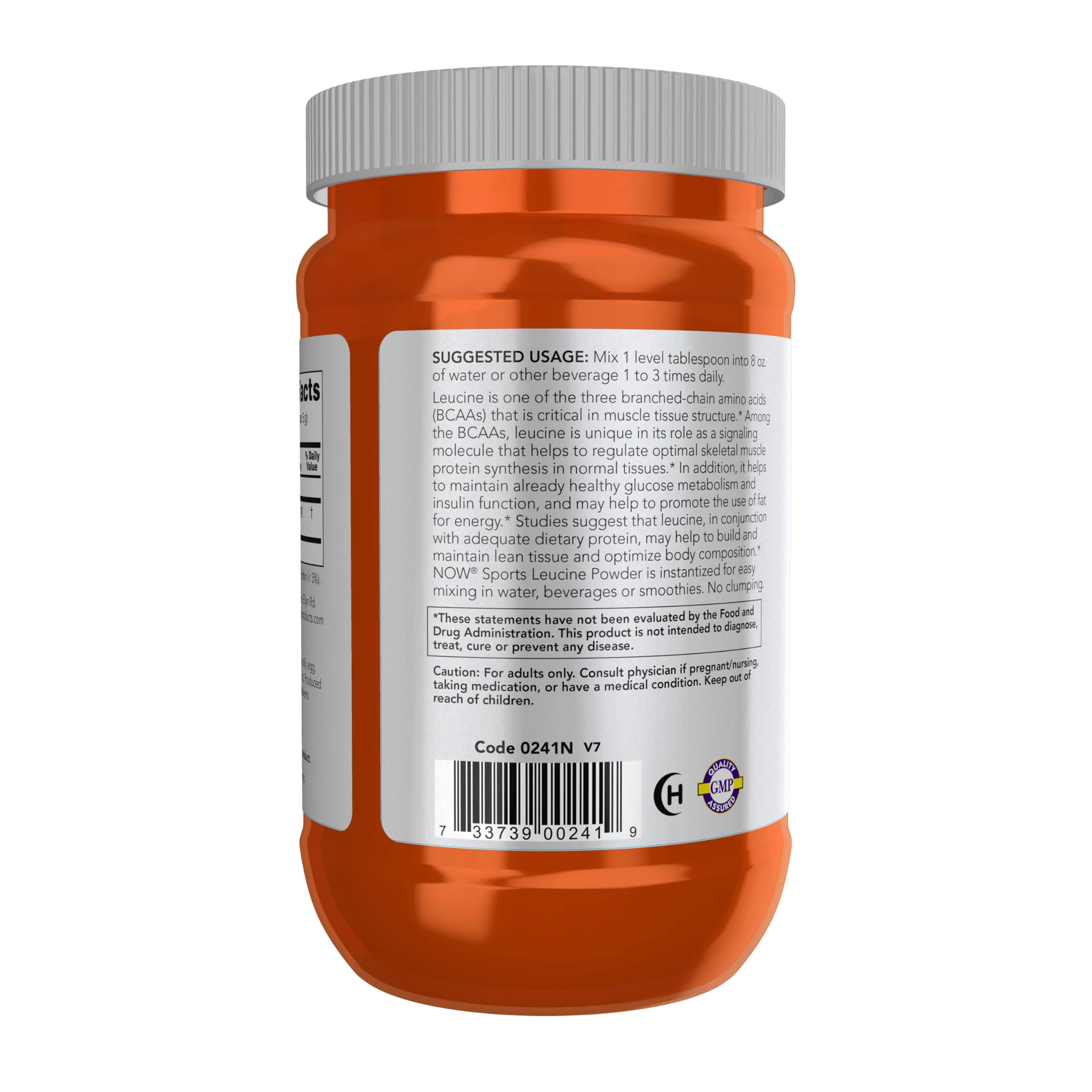 NOW Foods Sports Nutrition, L-Leucine Powder, Builds Lean Tissue*, Amino Acids, 9-Ounce - Image 5