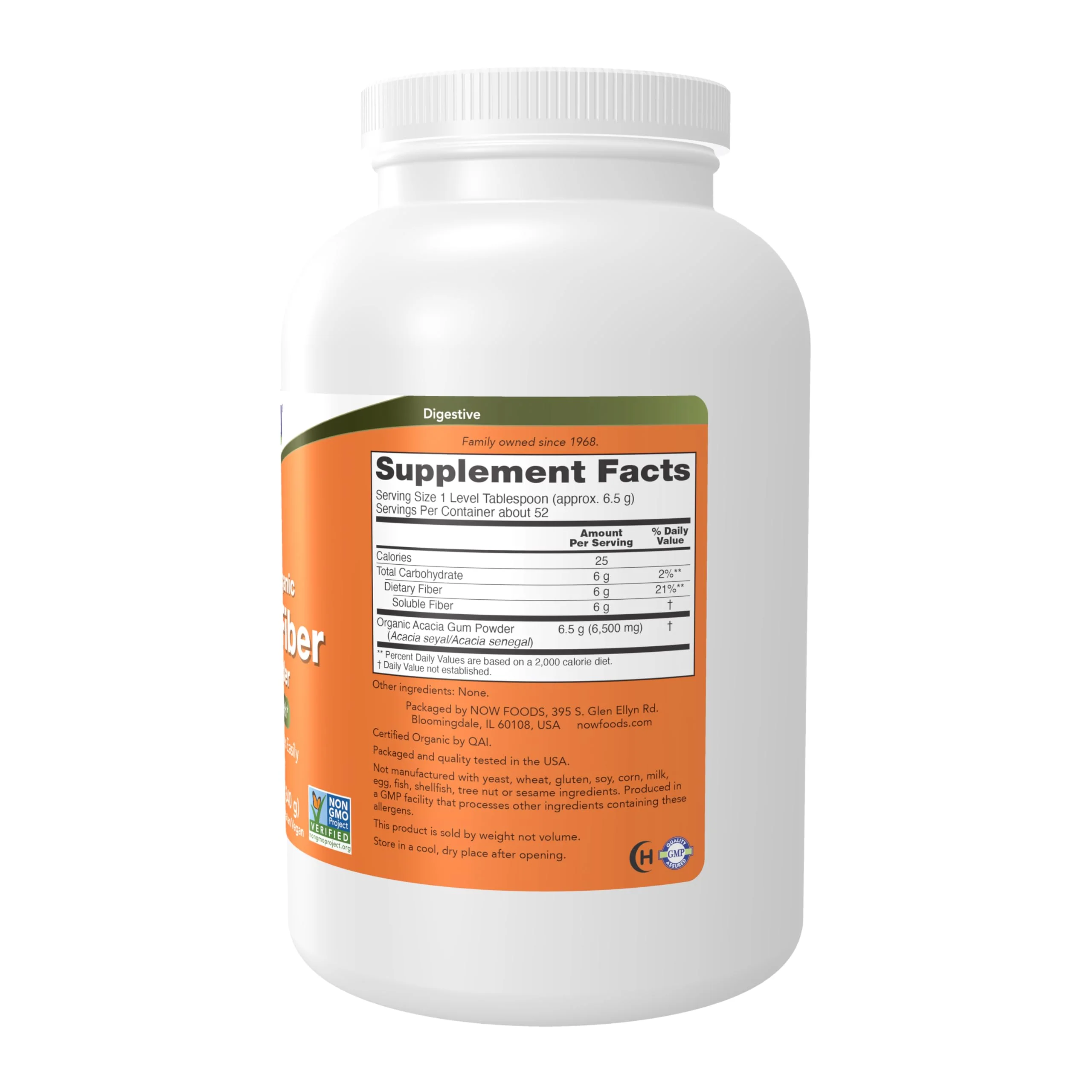 NOW Foods Supplements, Acacia Pure Powder, Certified Organic, Highly Soluble, Mixes Easily, Intestinal Health*, 12-Ounce - Image 7