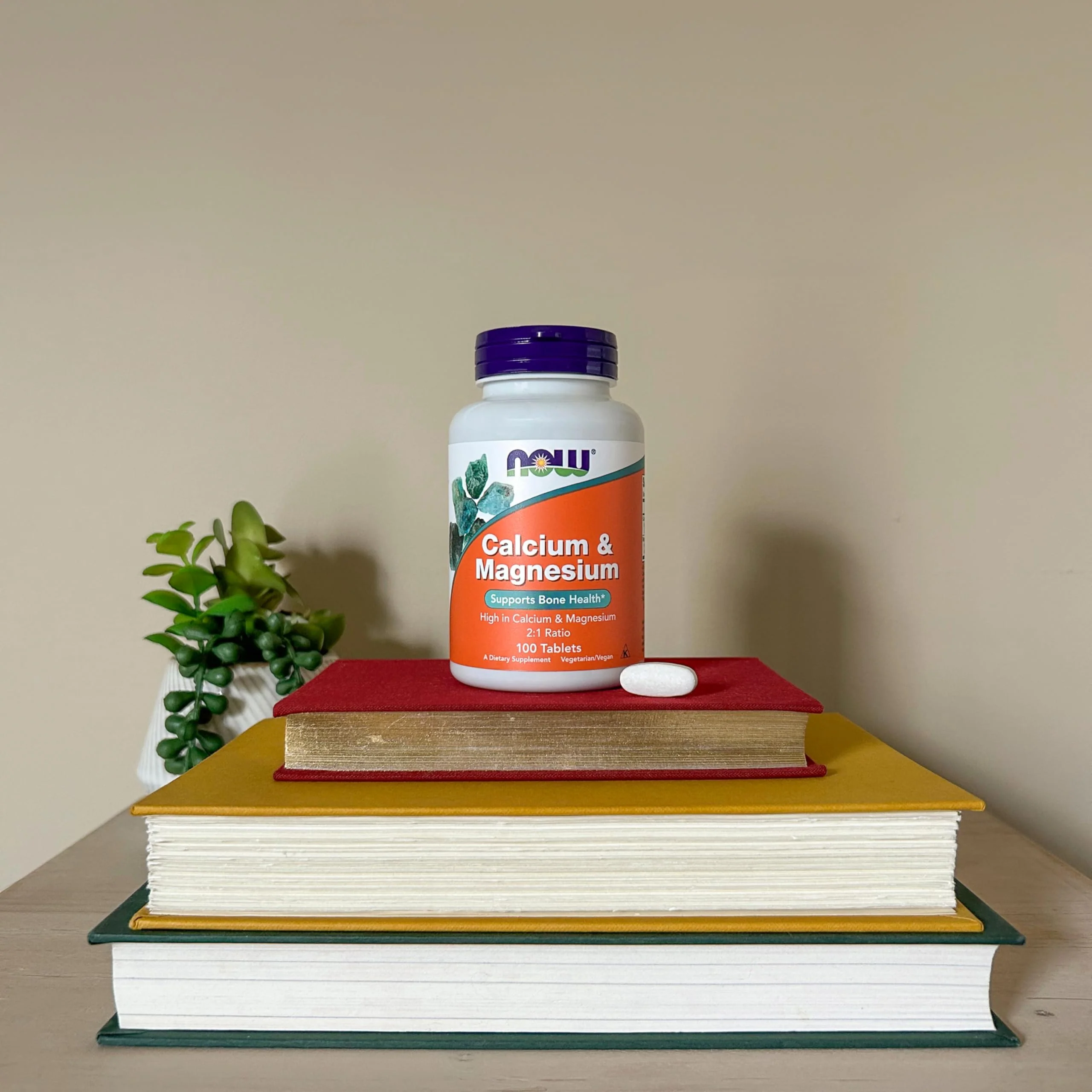 NOW Foods Supplements, Calcium & Magnesium 2:1 Ratio, High Potency, Supports Bone Health*, 100 Tablets - Image 4