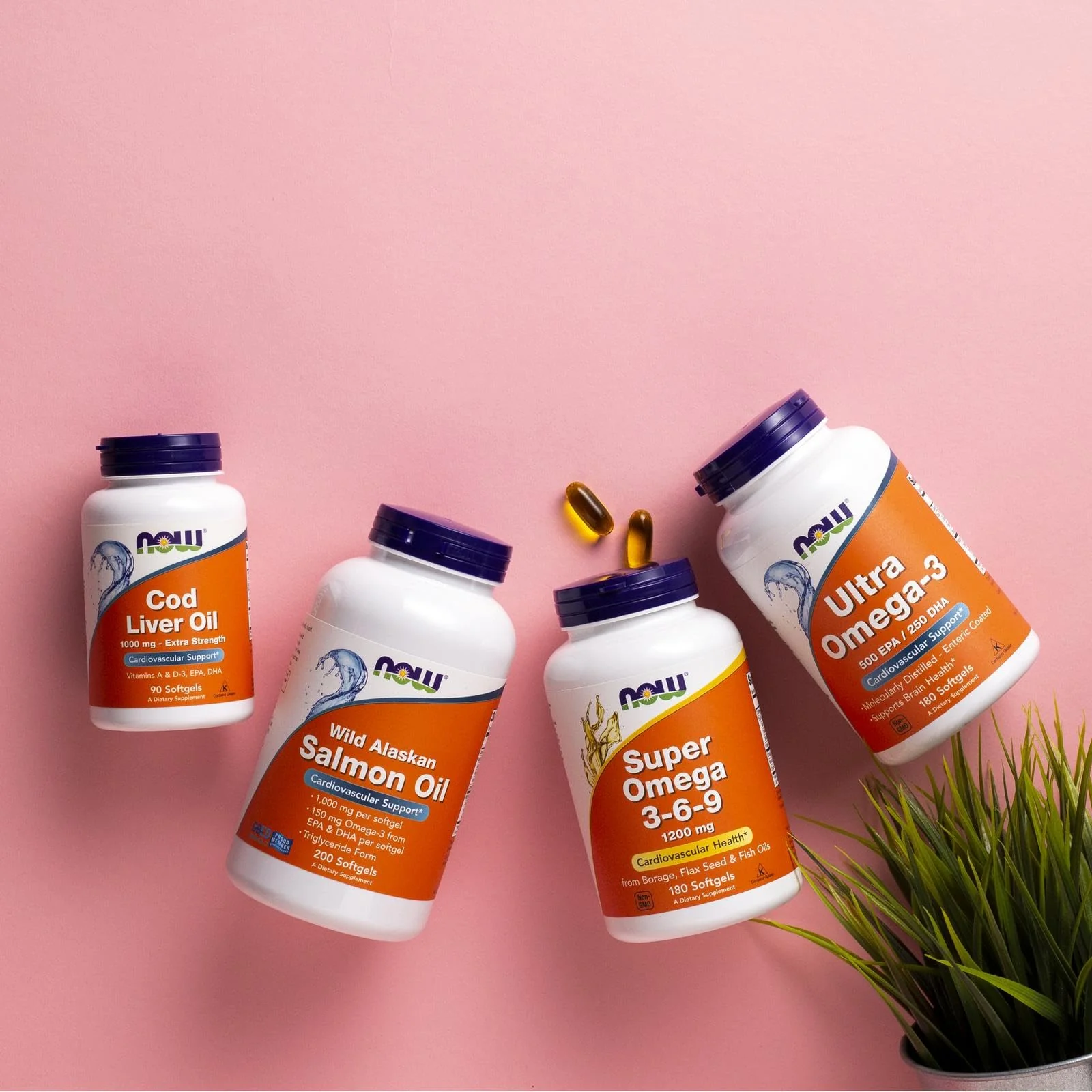 NOW Foods Supplements, Cod Liver Oil, Extra Strength 1,000 mg with Vitamins A & D-3, EPA, DHA, 90 Softgels - Image 4