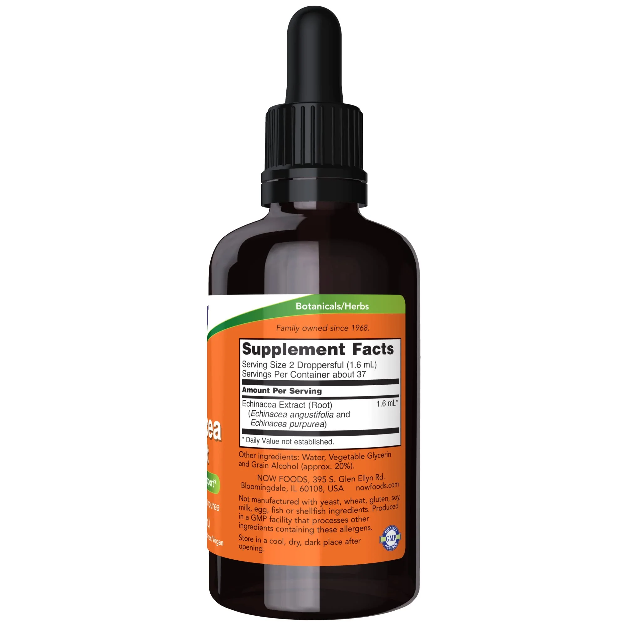 NOW Foods Supplements, Echinacea Extract Liquid with Dropper, Immune System Support*, 2-Ounce - Image 2