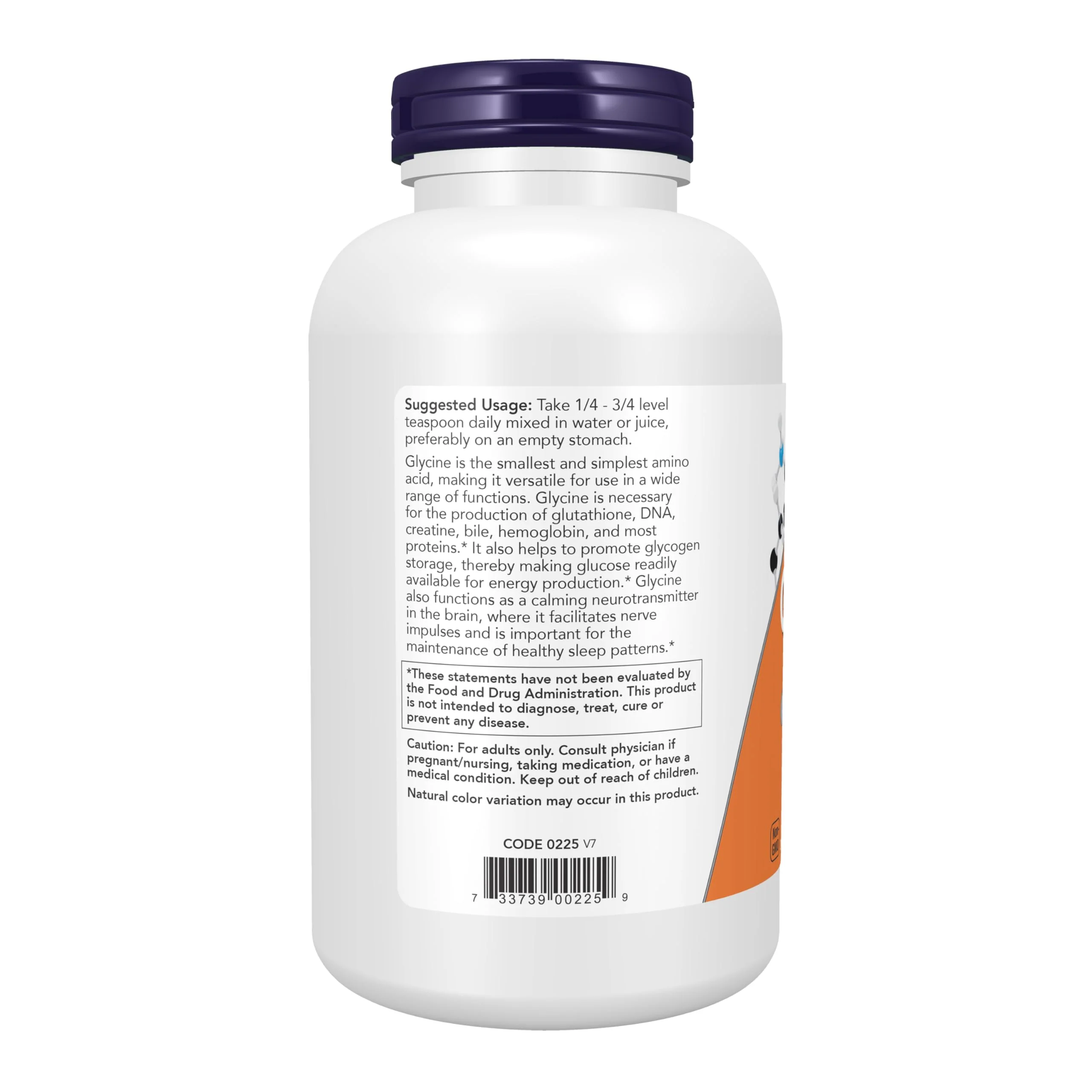 NOW Foods Supplements, Glycine Pure Powder, Promotes Restful Sleep*, Neurotransmitter Support*, 1-Pound - Image 6