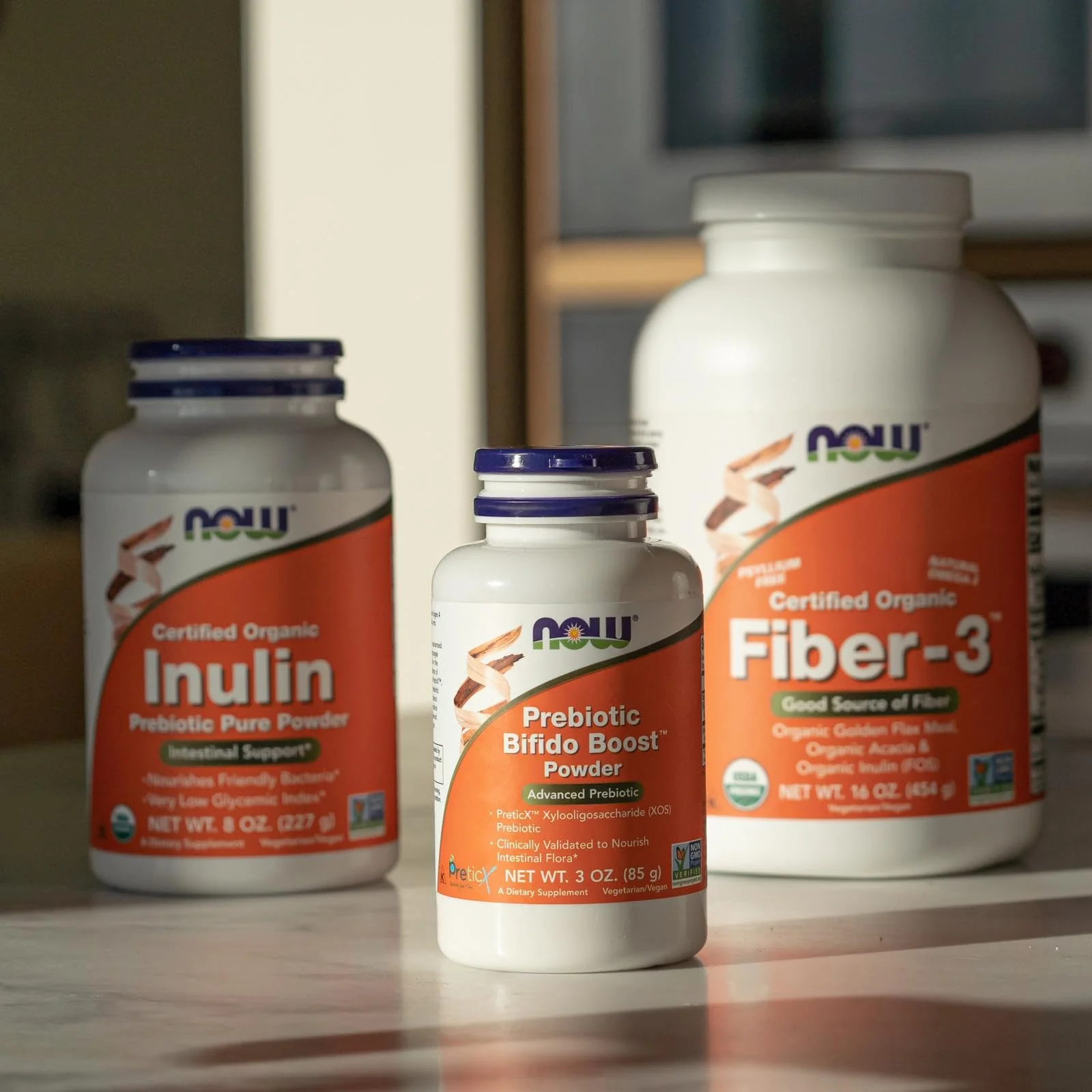 NOW Foods Supplements, Inulin Prebiotic Pure Powder, Certified Organic, Non-GMO Project Verified, Intestinal Support*, 1-Pound - Image 4