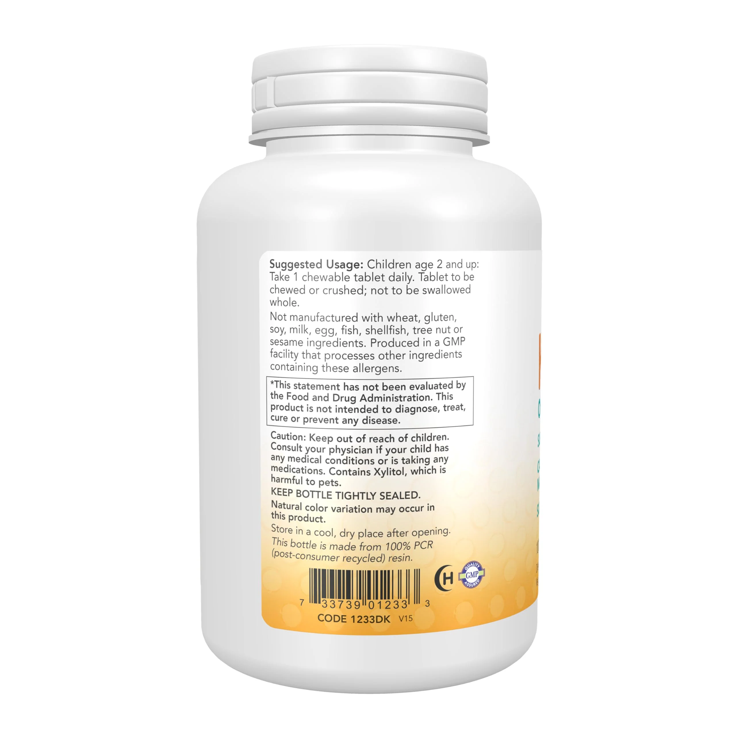 NOW Foods Supplements, Kid Cal with Calcium Citrate, Magnesium and Vitamin D, Tart Orange, 100 Chewables, packaging may vary - Image 6