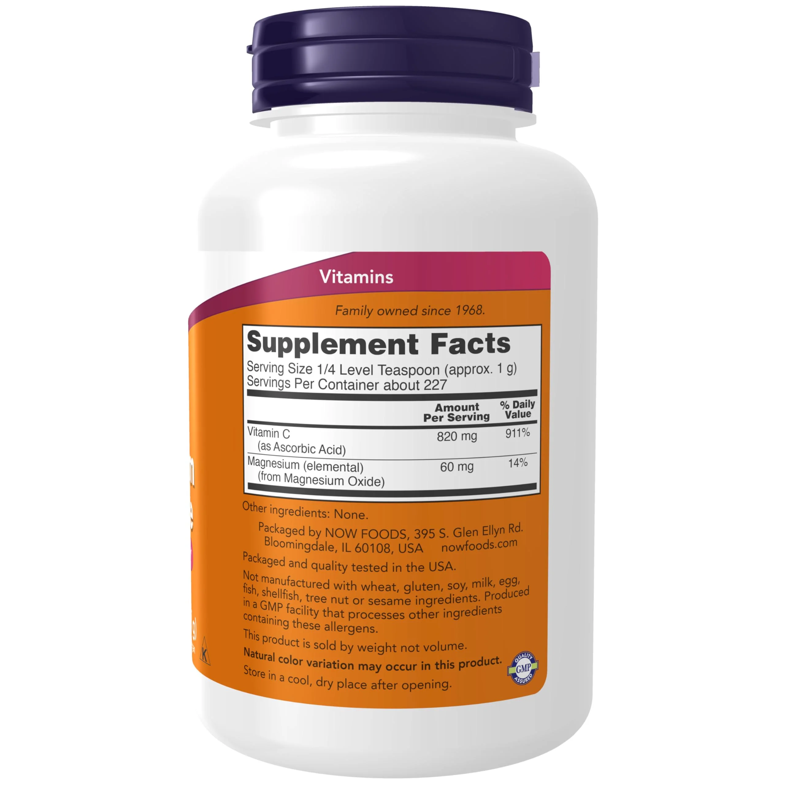 NOW Foods Supplements, Magnesium Ascorbate Powder, Buffered, Antioxidant Protection*, 8-Ounce - Image 7