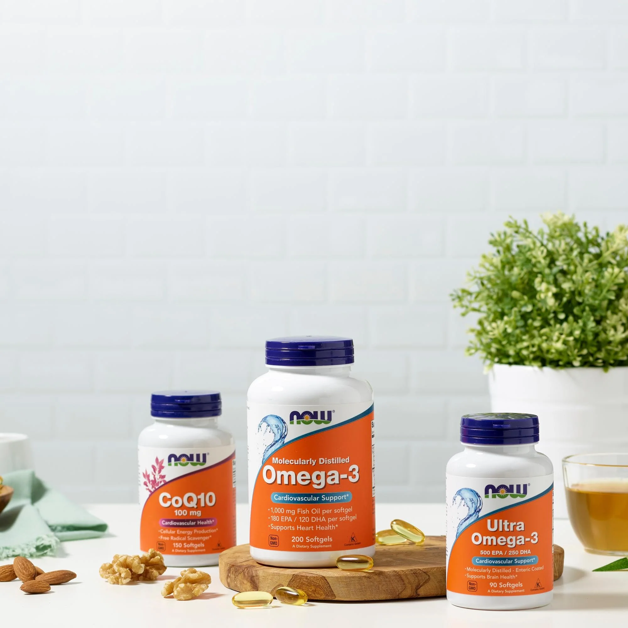NOW Foods Supplements, Omega-3 180 EPA / 120 DHA, Molecularly Distilled, Cardiovascular Support*, 200 Softgels - Image 4