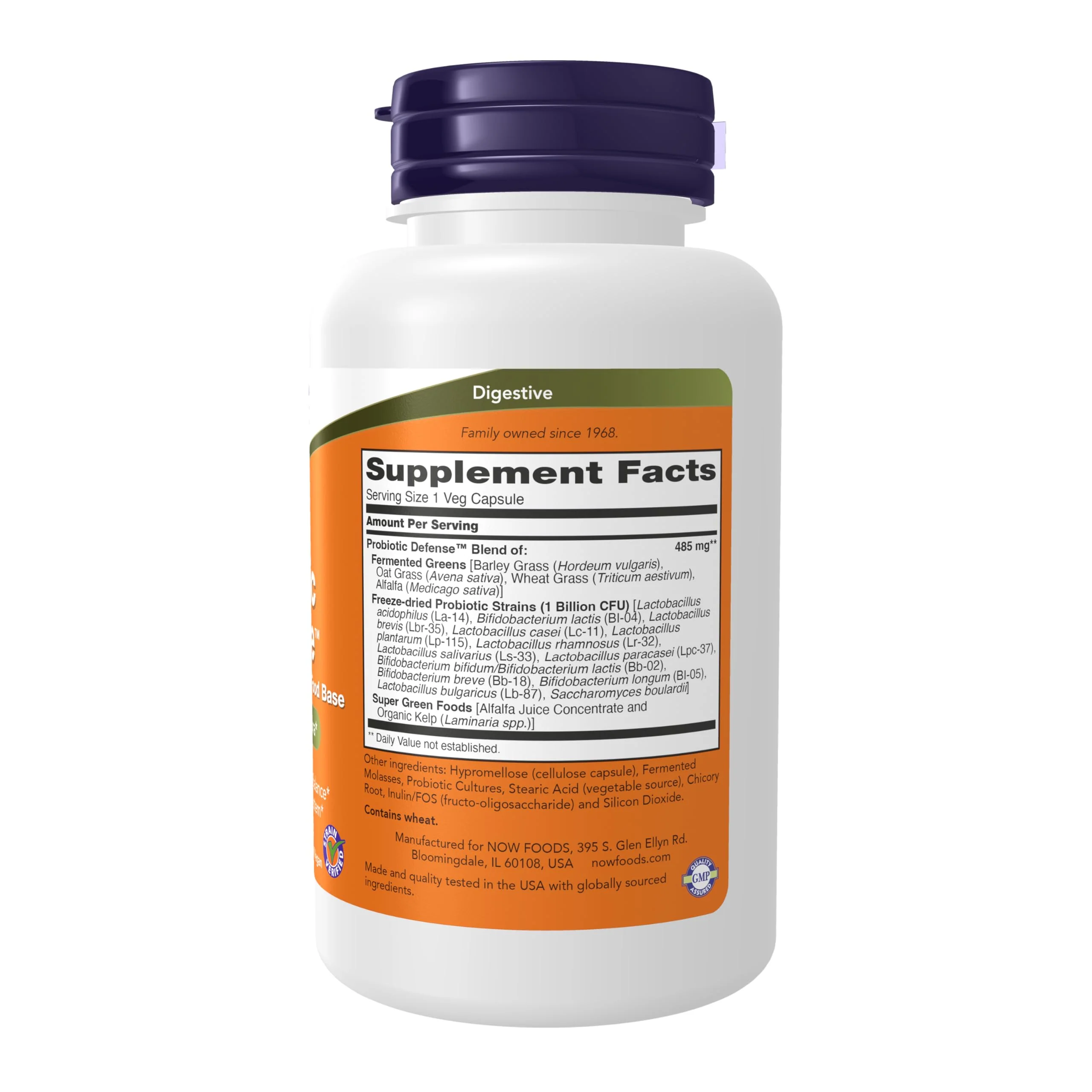 NOW Foods Supplements, Probiotic Defense, Probiotic Blend in a Whole Food Base with 1 Billion Organisms, 90 Veg Capsules - Image 7