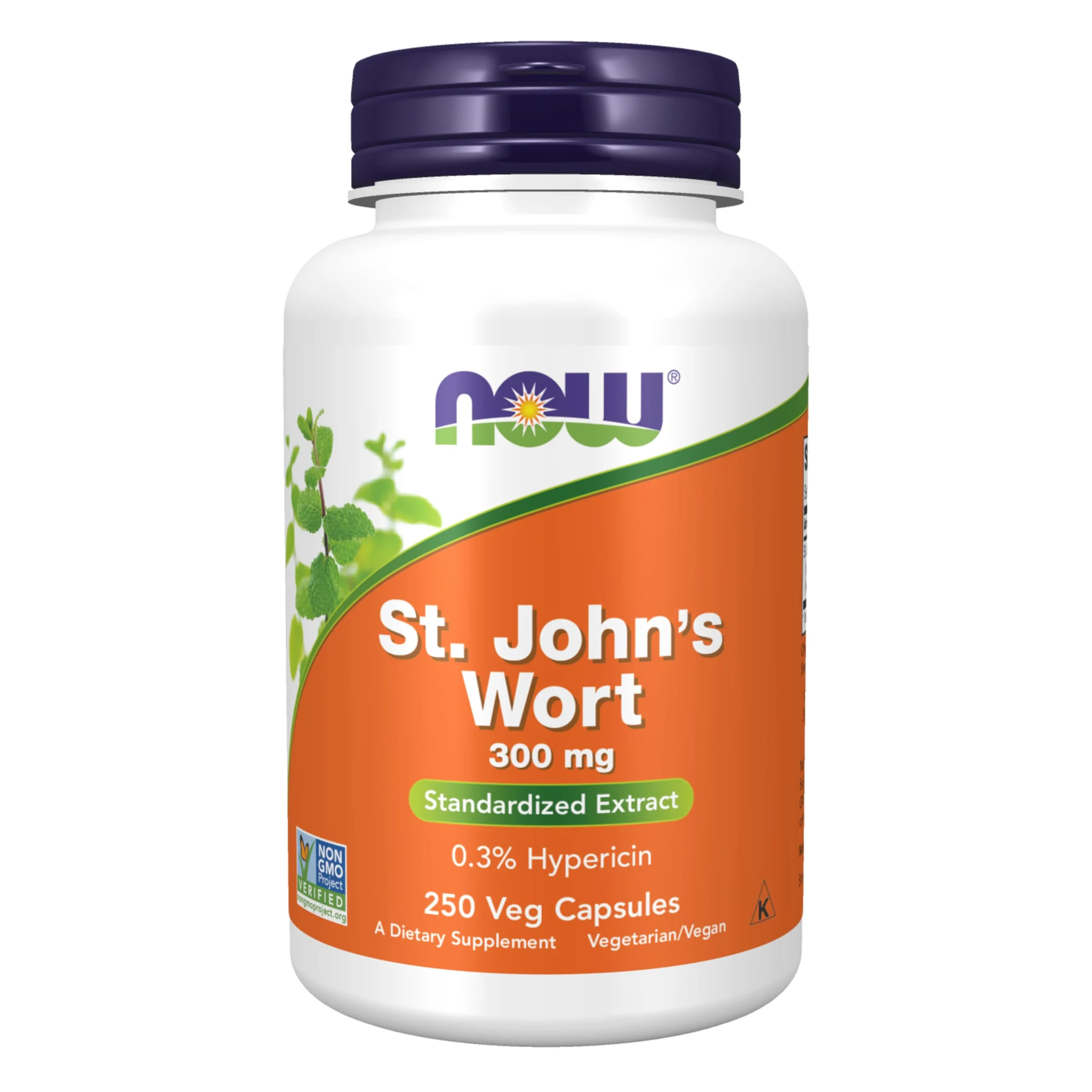 NOW Foods Supplements, St. John's Wort (Hypericum perforatum) 300 mg, Standardized Extract, 250 Veg Capsules