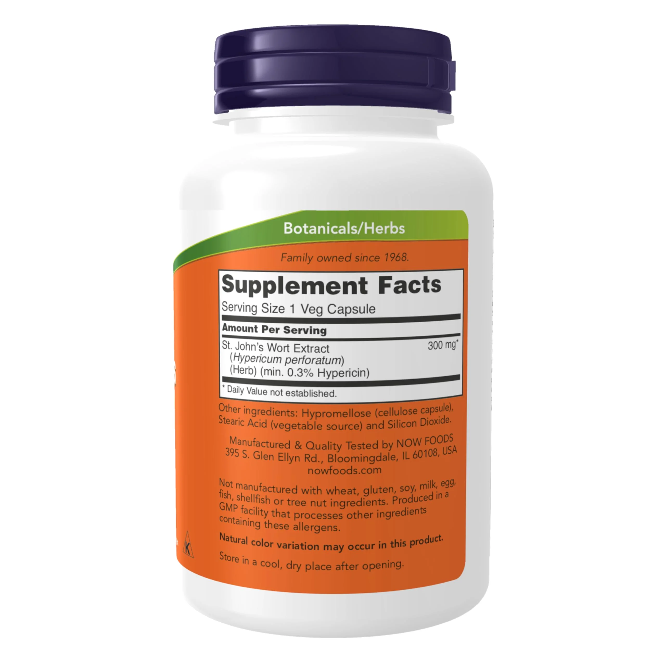NOW Foods Supplements, St. John's Wort (Hypericum perforatum) 300 mg, Standardized Extract, 250 Veg Capsules - Image 7