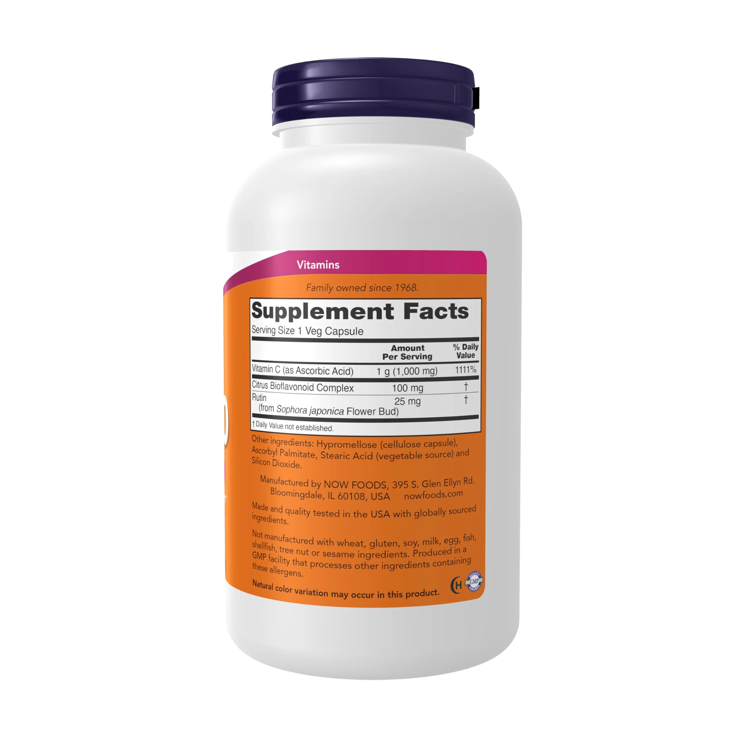 NOW Foods Supplements, Vitamin C-1,000 with 100 mg of Bioflavonoids, Antioxidant Protection*, 250 Veg Capsules - Image 7