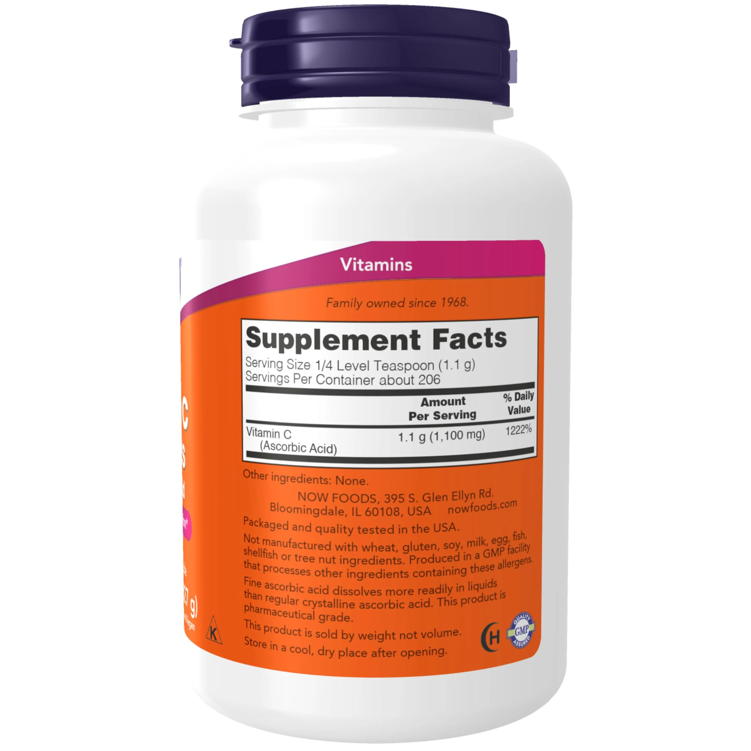NOW Foods Supplements, Vitamin C Crystals (Ascorbic Acid) Powder , Antioxidant Protection*, 8-Ounce - Image 7