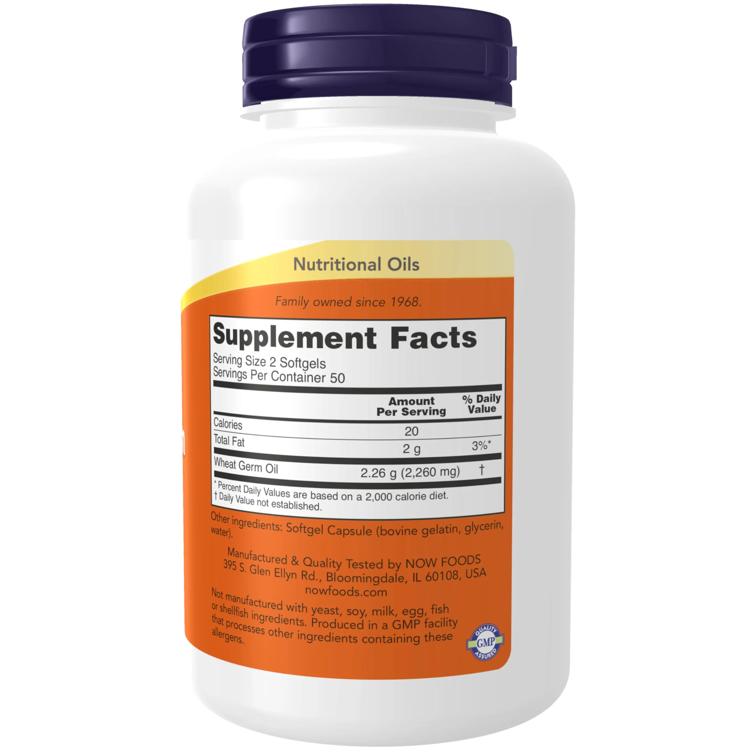 NOW Foods Supplements, Wheat Germ Oil 1,130 mg with Essential Fatty Acids (EFAs), Nutritional Oil, 100 Softgels - Image 7