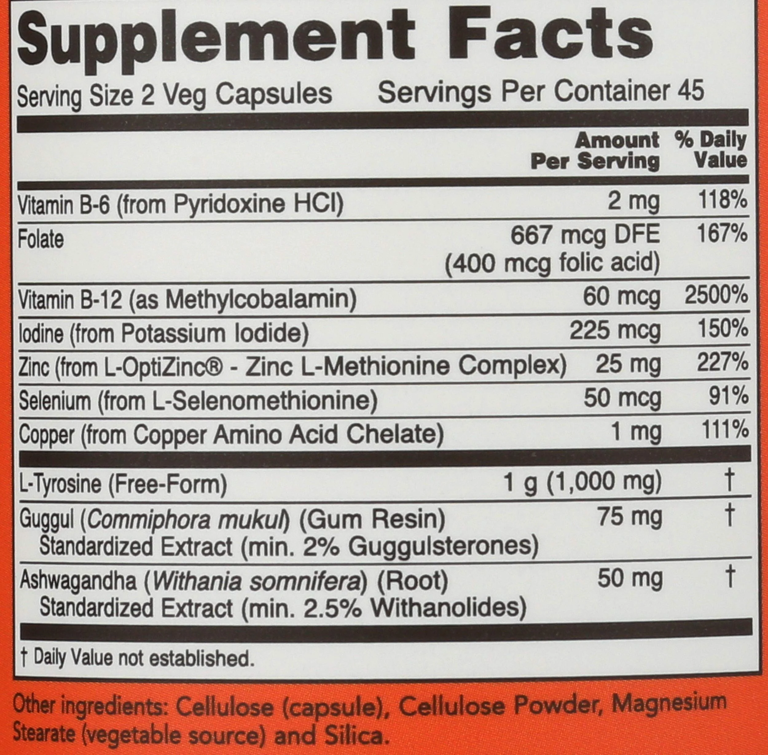 Now Foods Thyroid Energy, 90 CT - Image 4