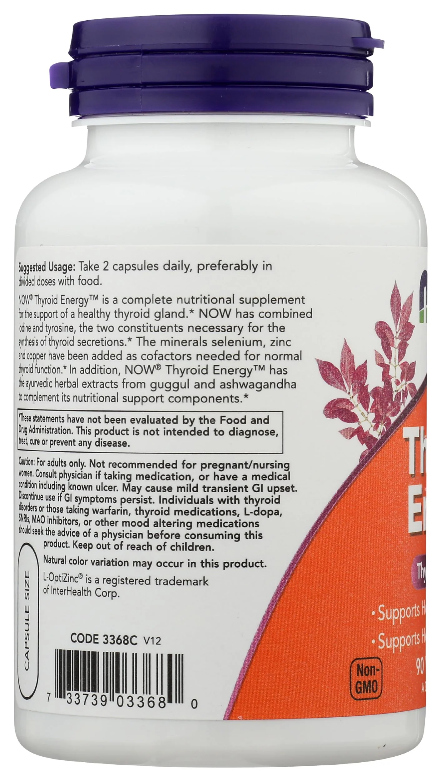 Now Foods Thyroid Energy, 90 CT - Image 6
