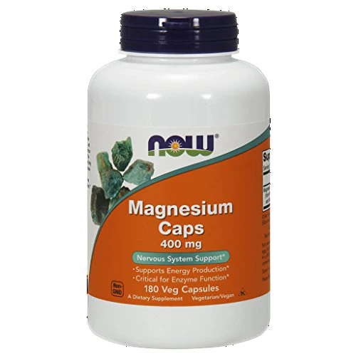 NOW Magnesium 400mg,180 Capsules (Pack of 2) - Image 7
