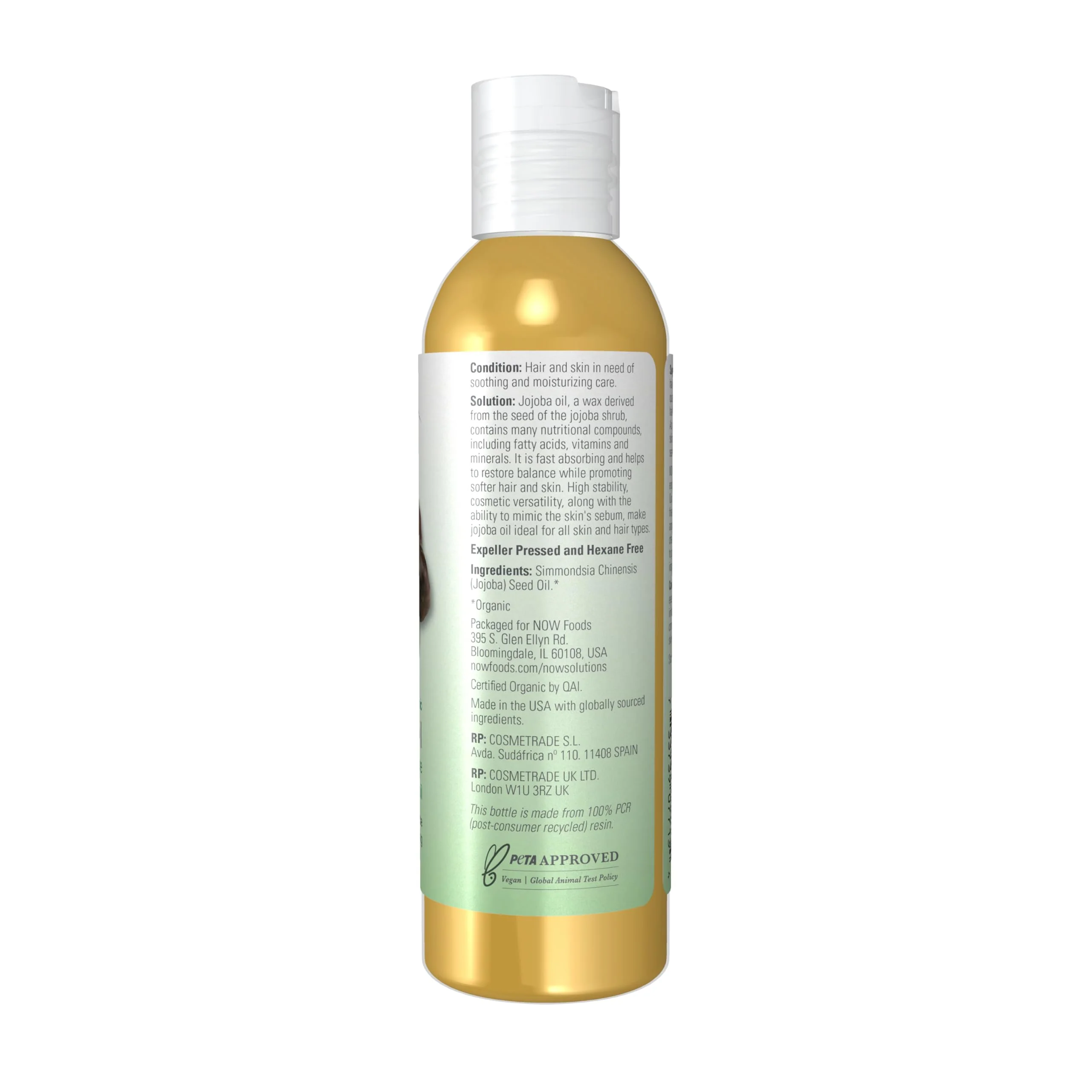 NOW Solutions Organic Jojoba Essential Oil, 4-Ounce - Image 8