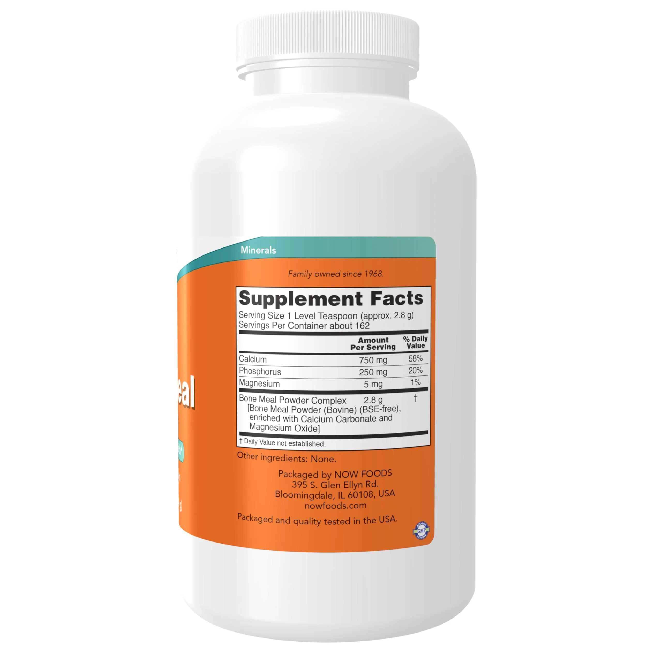 NOW Supplements, Bone Meal Powder with Calcium Carbonate and Magnesium Oxide, Natural Calcium Source, 1-Pound - Image 7
