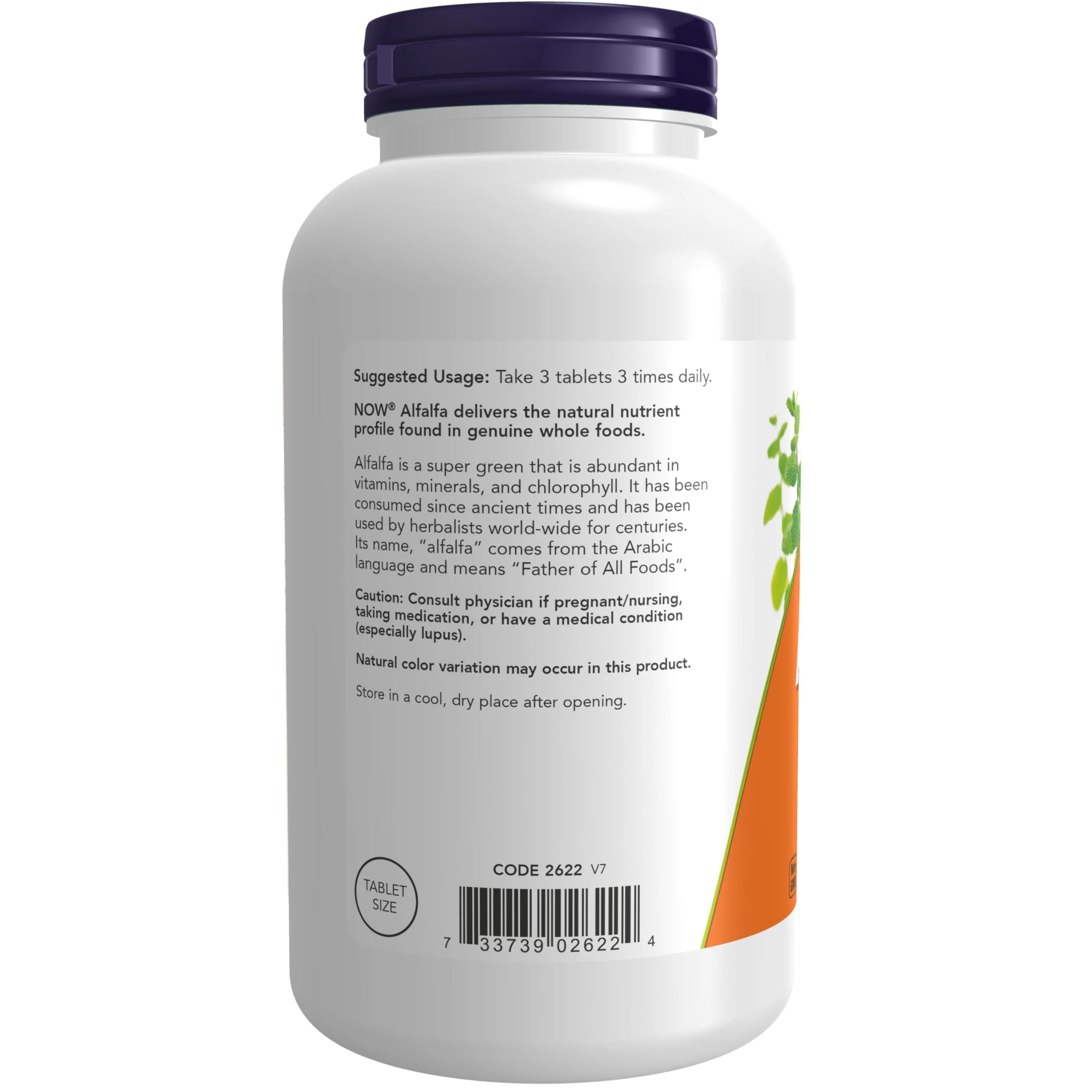 NOW Supplements, Organic Spirulina 500 mg with Vitamins, Minerals and GLA (Gamma-Linolenic Acid), 100 Tablets - Image 7