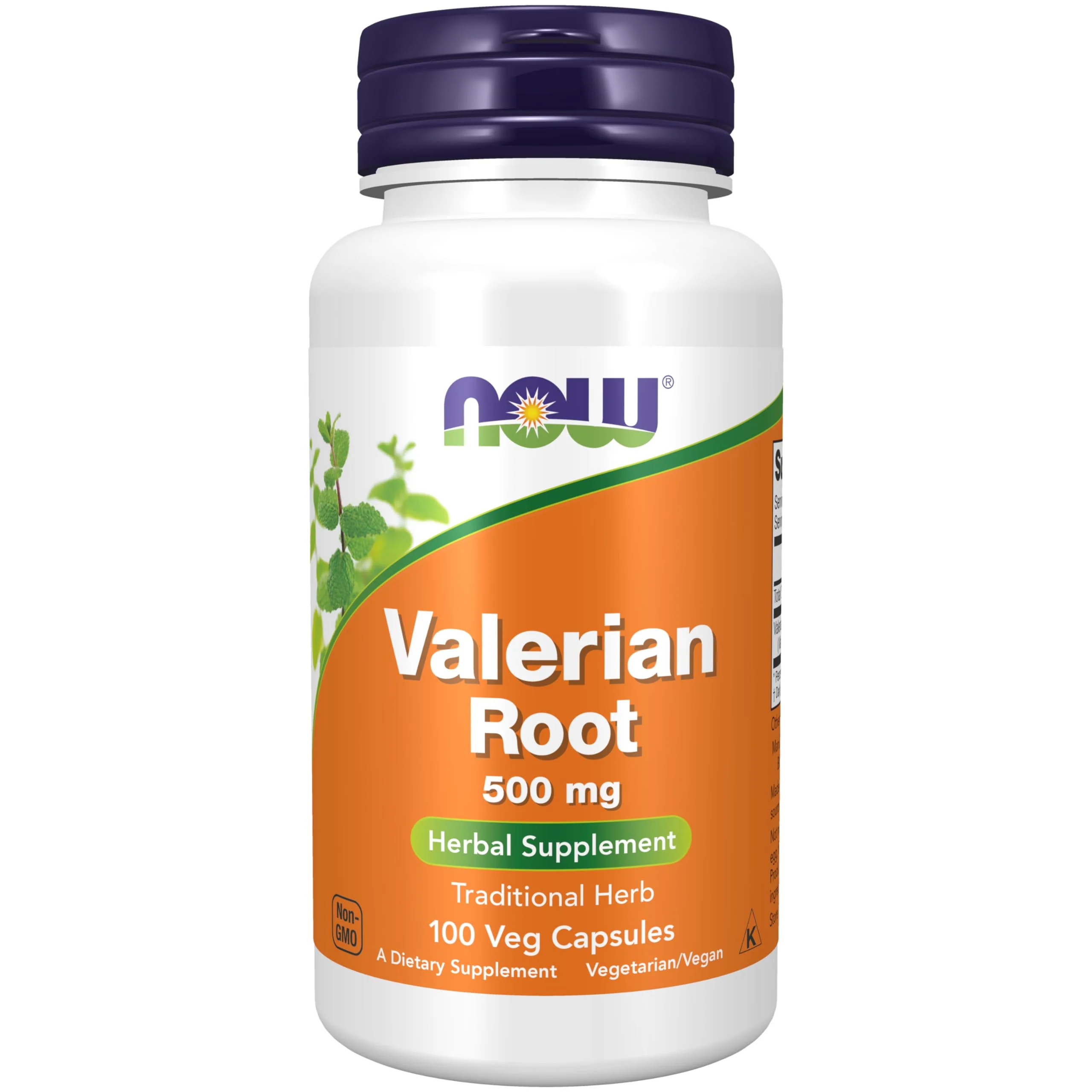 NOW Supplements, Valerian Root (Valeriana officinalis) 500 mg, Herbal Supplement, 100 Veg Capsules