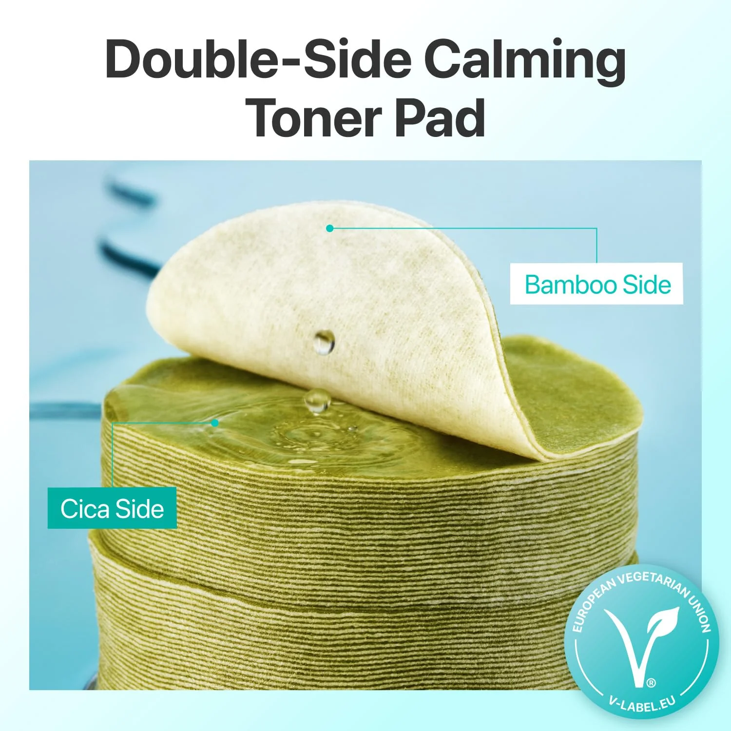 numbuzin No.1 Toner Pads | Centella Re-Leaf Green Toner Pad | Double-Sided | Centella Asiatica, Heartleaf, Licorice Root | Calming, Hydrating, Exfoliating | 70 Pads/6.42 fl. oz. - Image 6