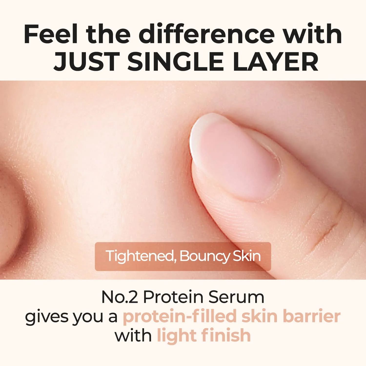 numbuzin No.2 Serum | Creamy 43% Protein Serum | Oat Protein, Ceramide, Panthenol for Skin Barrier | Korean Skincare for Sensitive, Loose Skin | 1.69 fl. oz. - Image 5