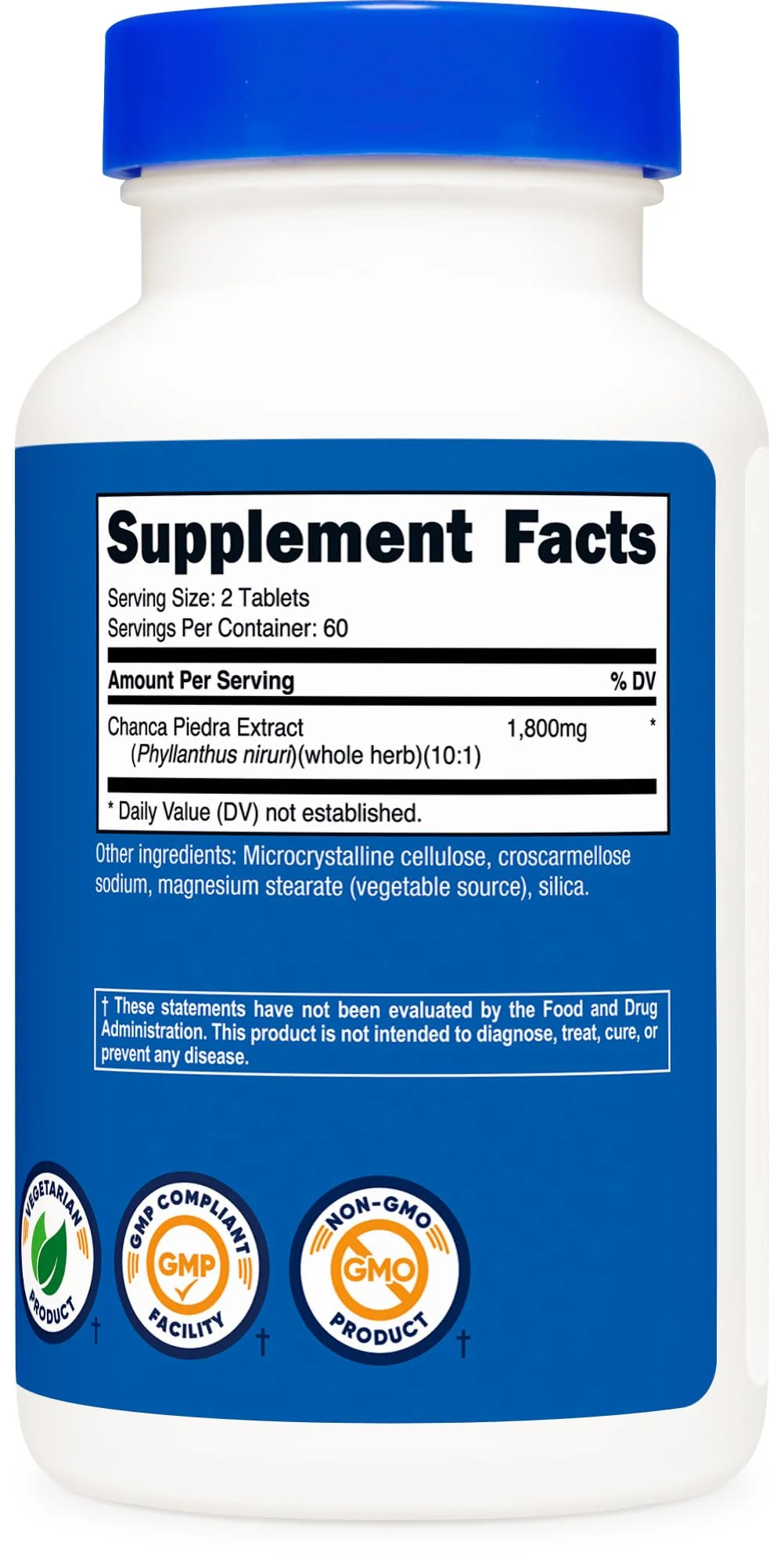 Nutricost Chanca Piedra Extract - Stone Breaker - 120 Tablets, 1800mg Per Serving, 60 Servings Per Bottle - Image 2