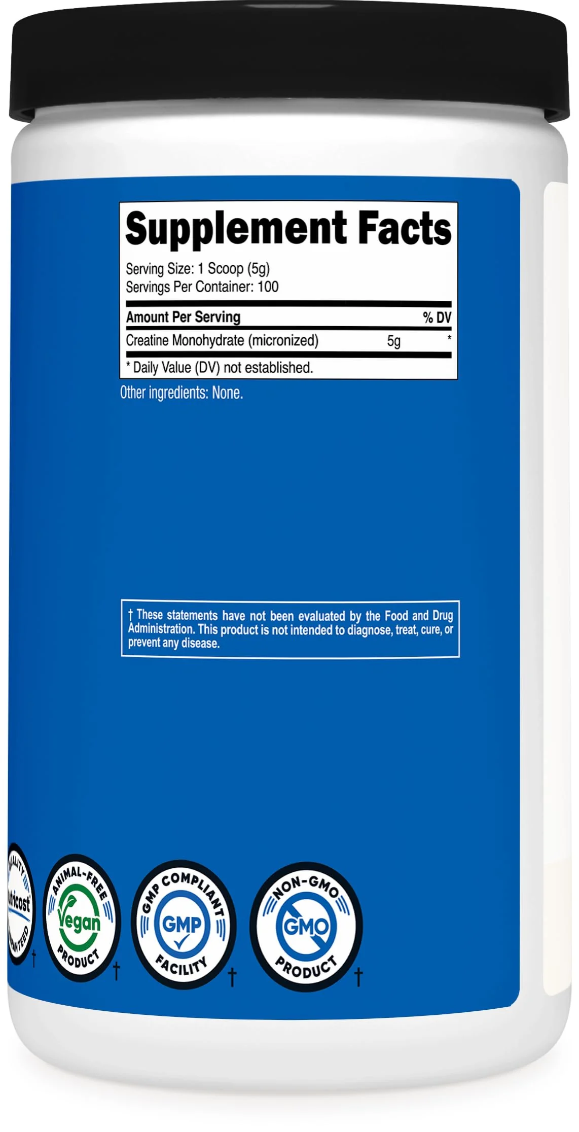 Nutricost Creatine Monohydrate Micronized Powder 500G, 5000mg Per Serv (5g) - 100 Servings, 17.9 Oz - Image 2