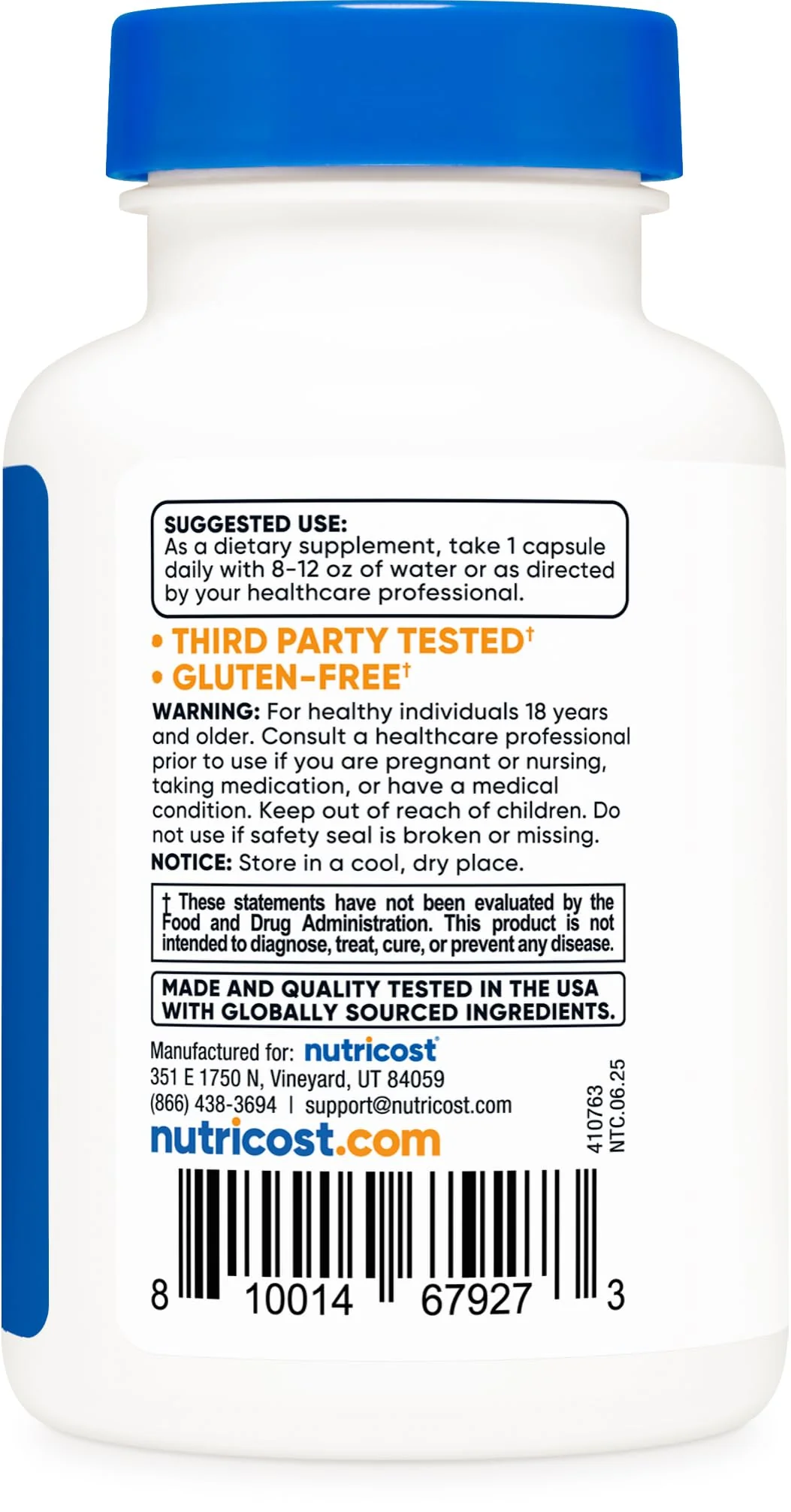 Nutricost KSM-66 Ashwagandha Root Extract 600mg, 60 Veggie Caps - 5% Withanolides - with BioPerine - Full-Spectrum Root Extract - Image 3