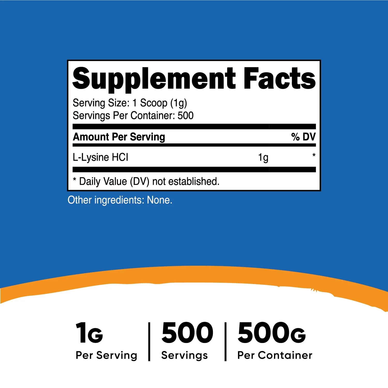 Nutricost L-Lysine Powder 500 Grams - Pure L-Lysine, Non-GMO, Gluten Free - Image 5