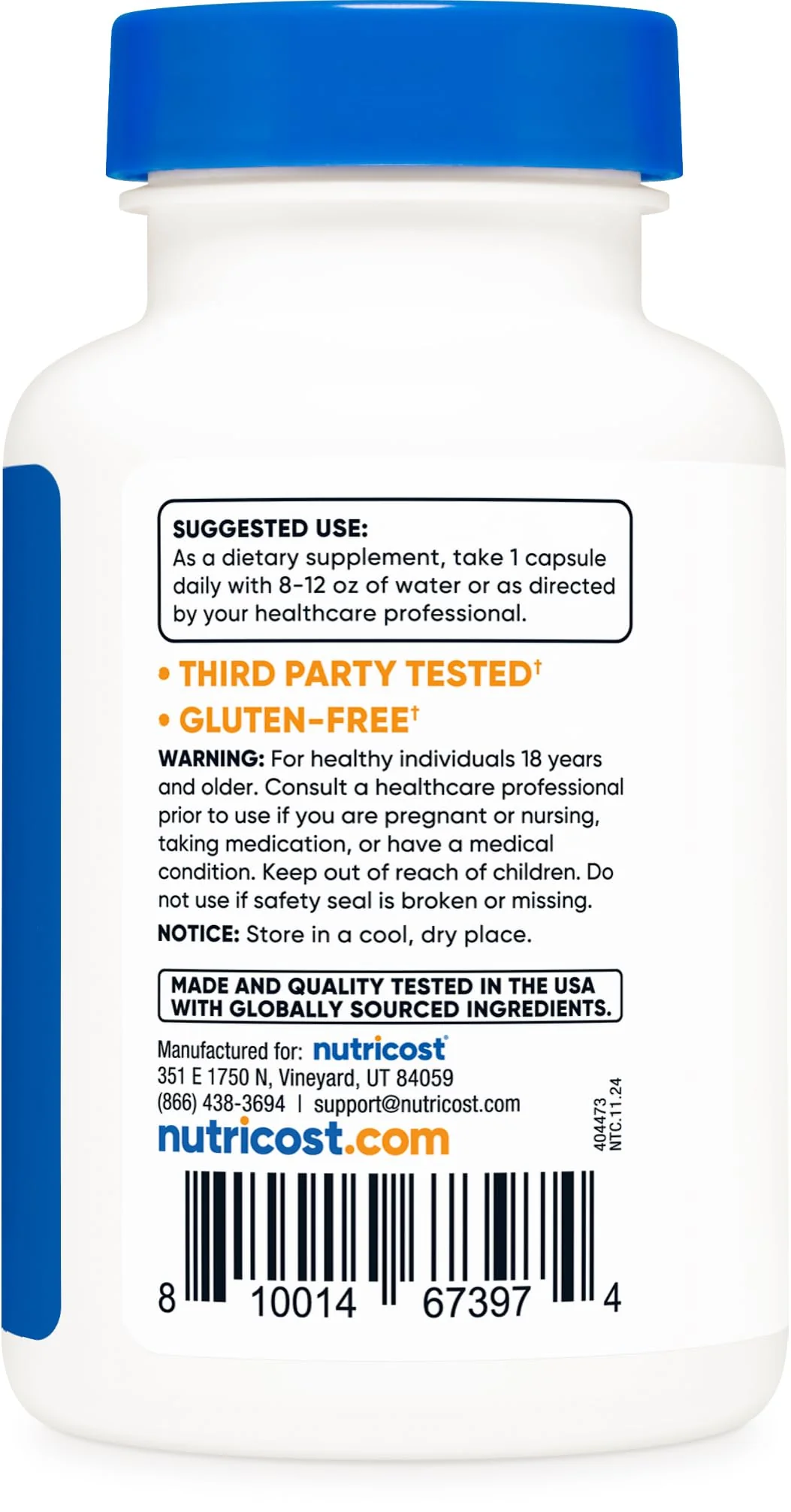 Nutricost Luteolin with Rutin Complex 100mg (50mg Luteolin, 50mg Rutin) 120 Capsules - Vegetarian, Non-GMO, Gluten Free - Image 3