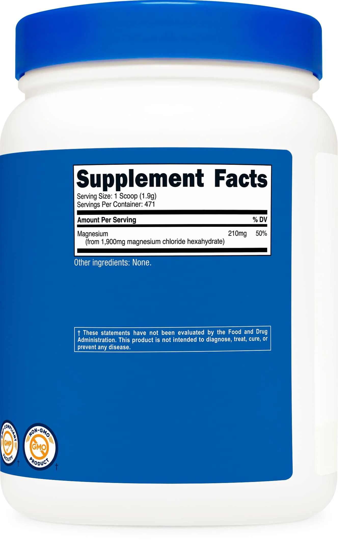 Nutricost Magnesium Chloride (2LBS) - Gluten-Free, Vegetarian, Non-GMO - Image 2