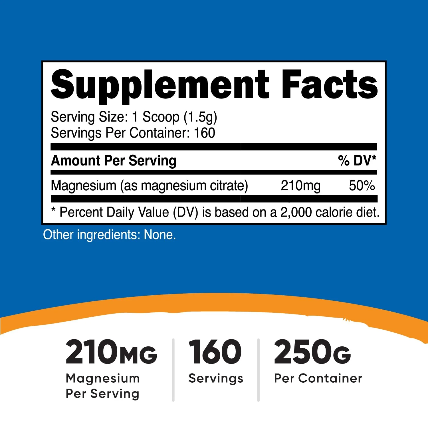 Nutricost Magnesium Citrate Powder (Unflavored, 250 Gram) - Image 5