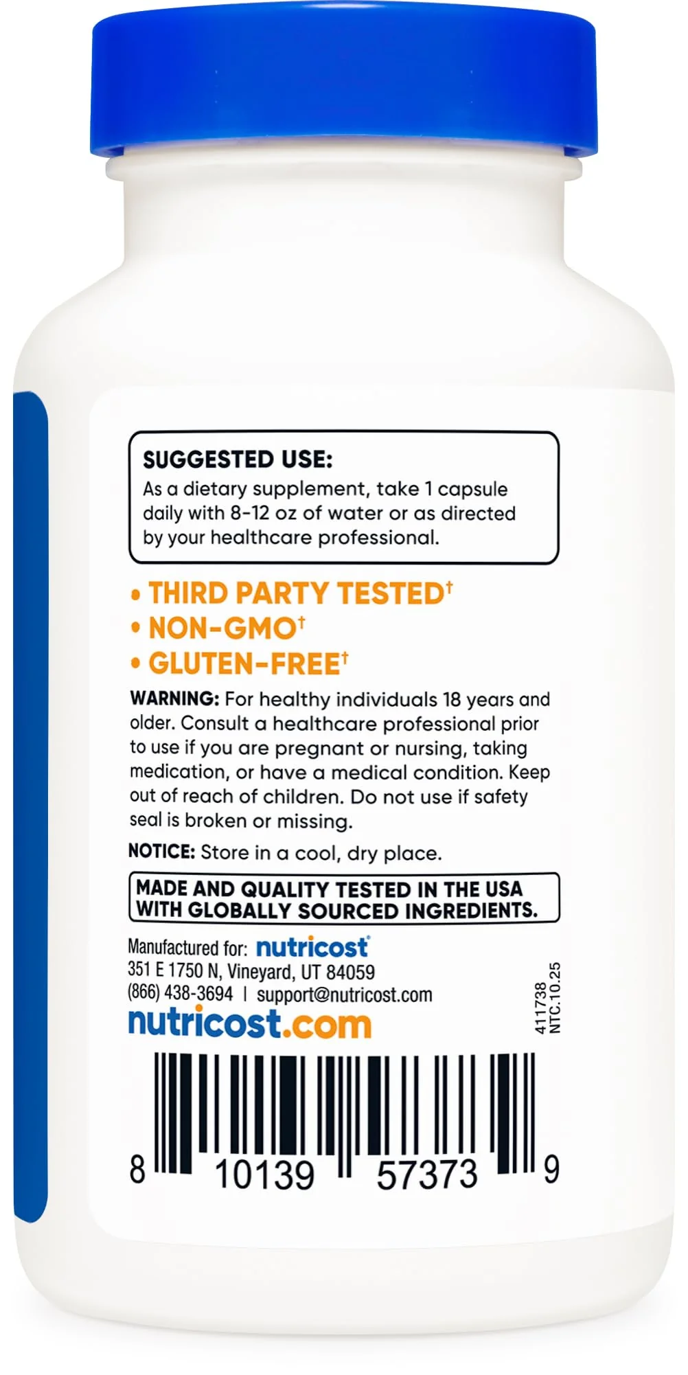 Nutricost Milk Thistle Capsules 300mg, 120 Capsules (80% Silymarin) - Gluten-Free & Non-GMO - Image 3