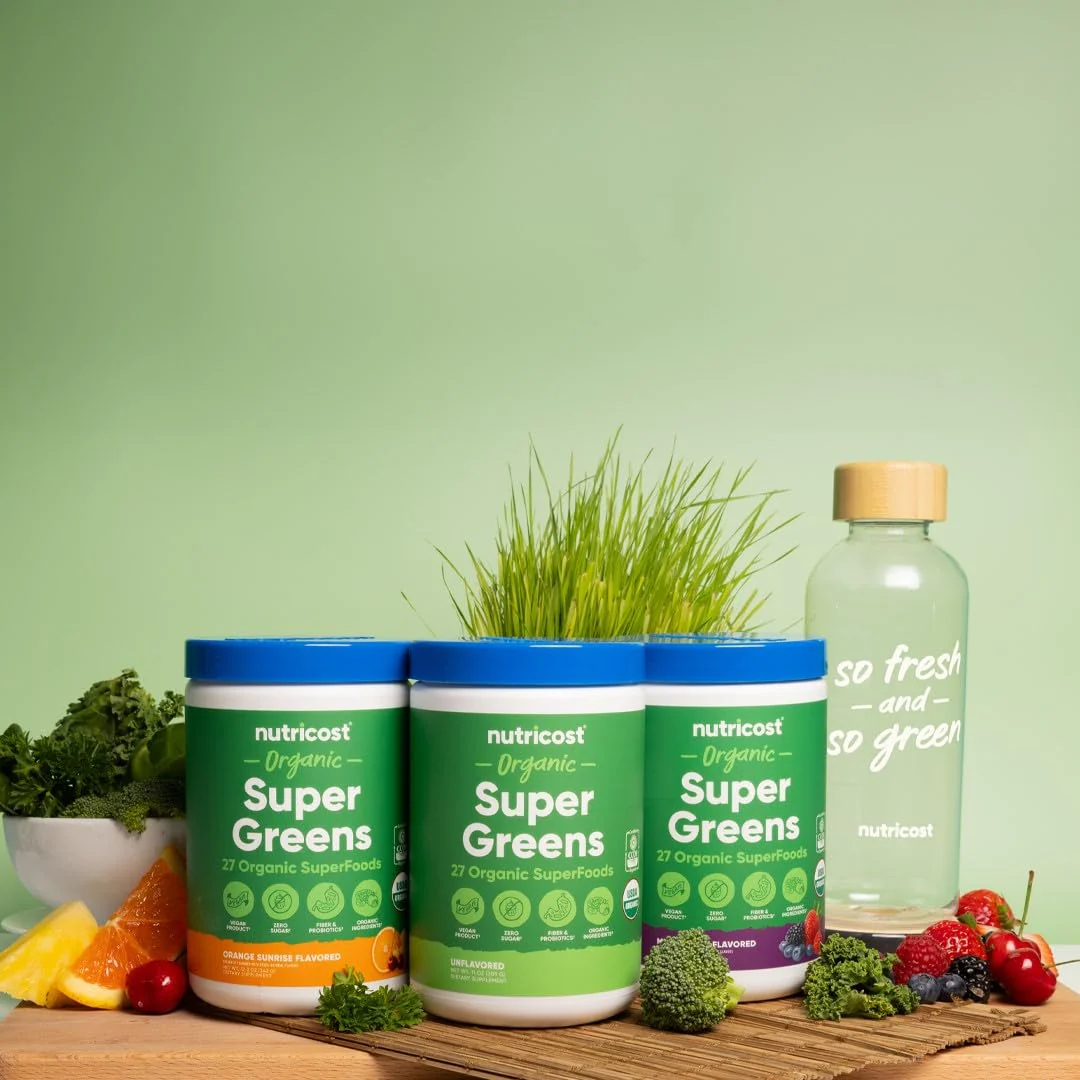 Nutricost Organic Super Greens Powder (30 Servings) - Superfood Supplement Drink Mix (30 Servings, No Flavor Added) - Image 4
