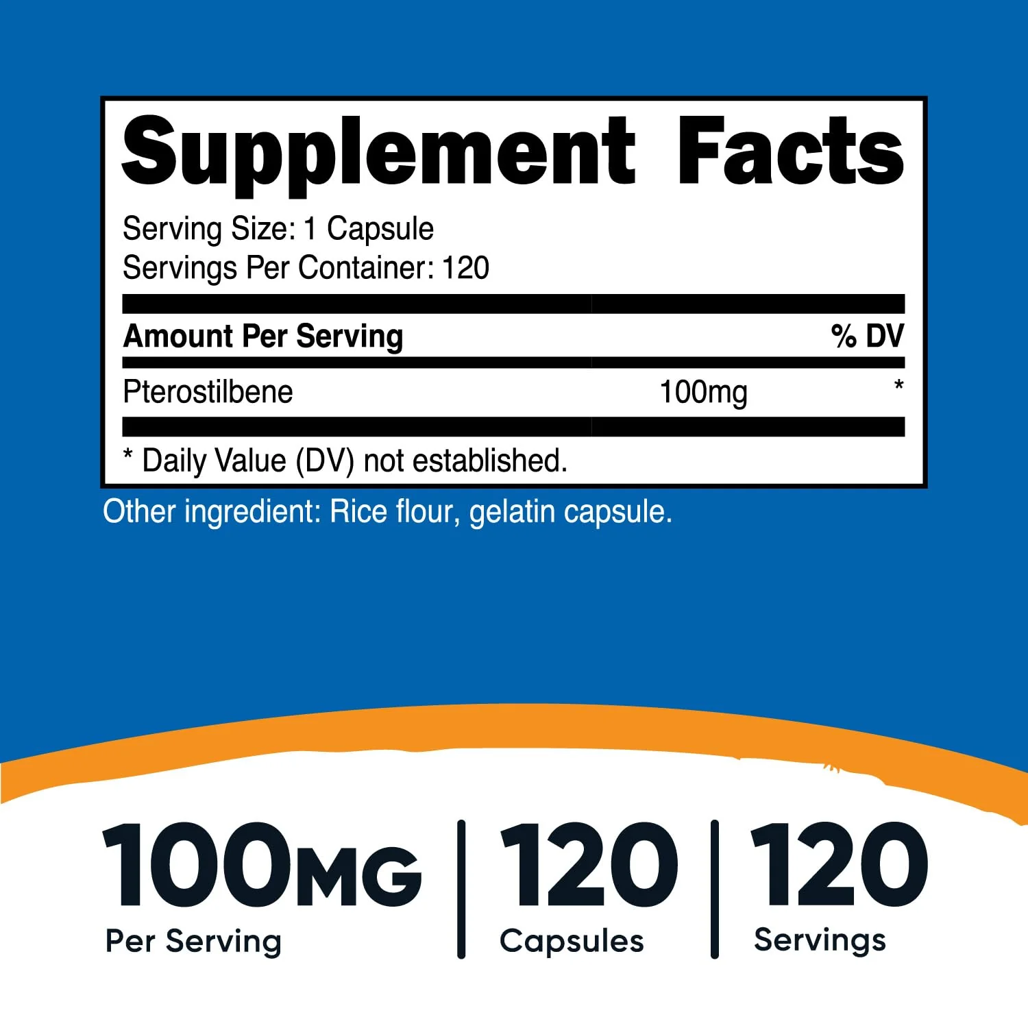 Nutricost Pterostilbene 100mg, 120 Capsules - Non-GMO, Gluten Free - Image 5