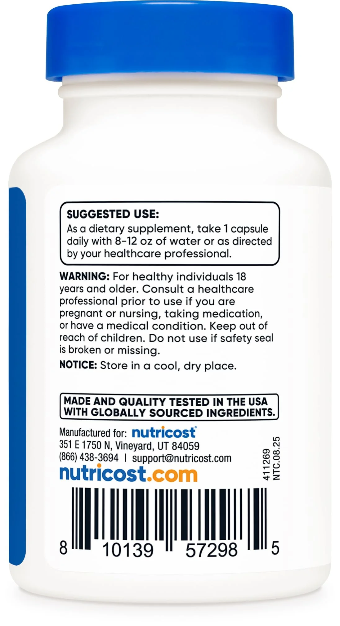 Nutricost Rhodiola Rosea 500mg, 60 Vegetarian Capsules - Gluten Free and Non-GMO Rhodiola Rosea Supplement - Image 3