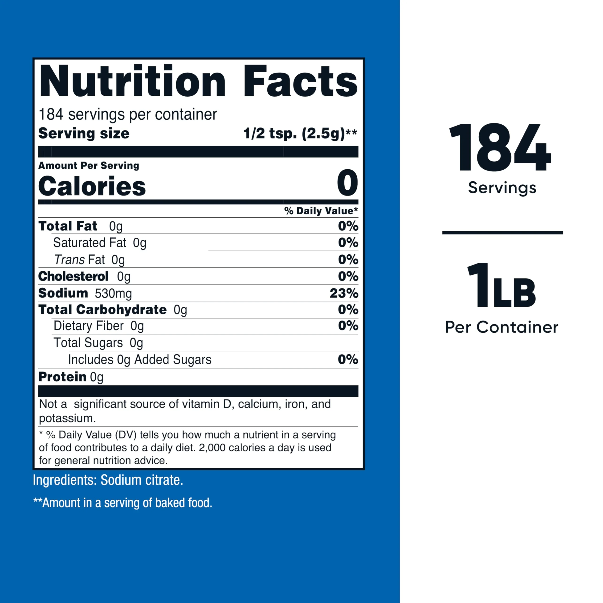 Nutricost Sodium Citrate Powder 1LB (16oz) - Food Grade, Non-GMO - Emulsifier, Natural Flavor Enhancer, Food Preservant - Image 5