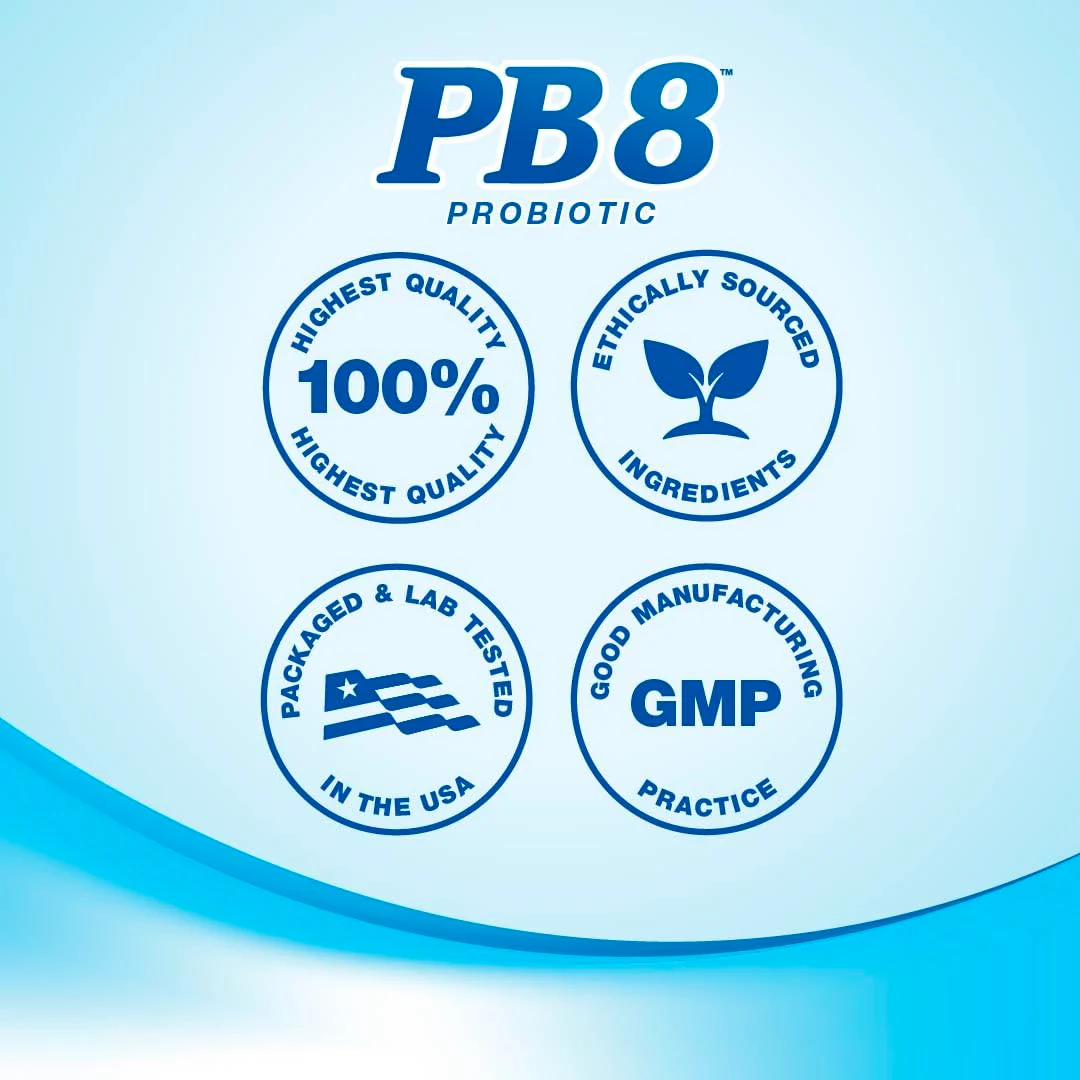 Nutrition Now PB 8 Probiotic Immune System and Digestive Support* Dietary Supplement, 60 Count - Image 5