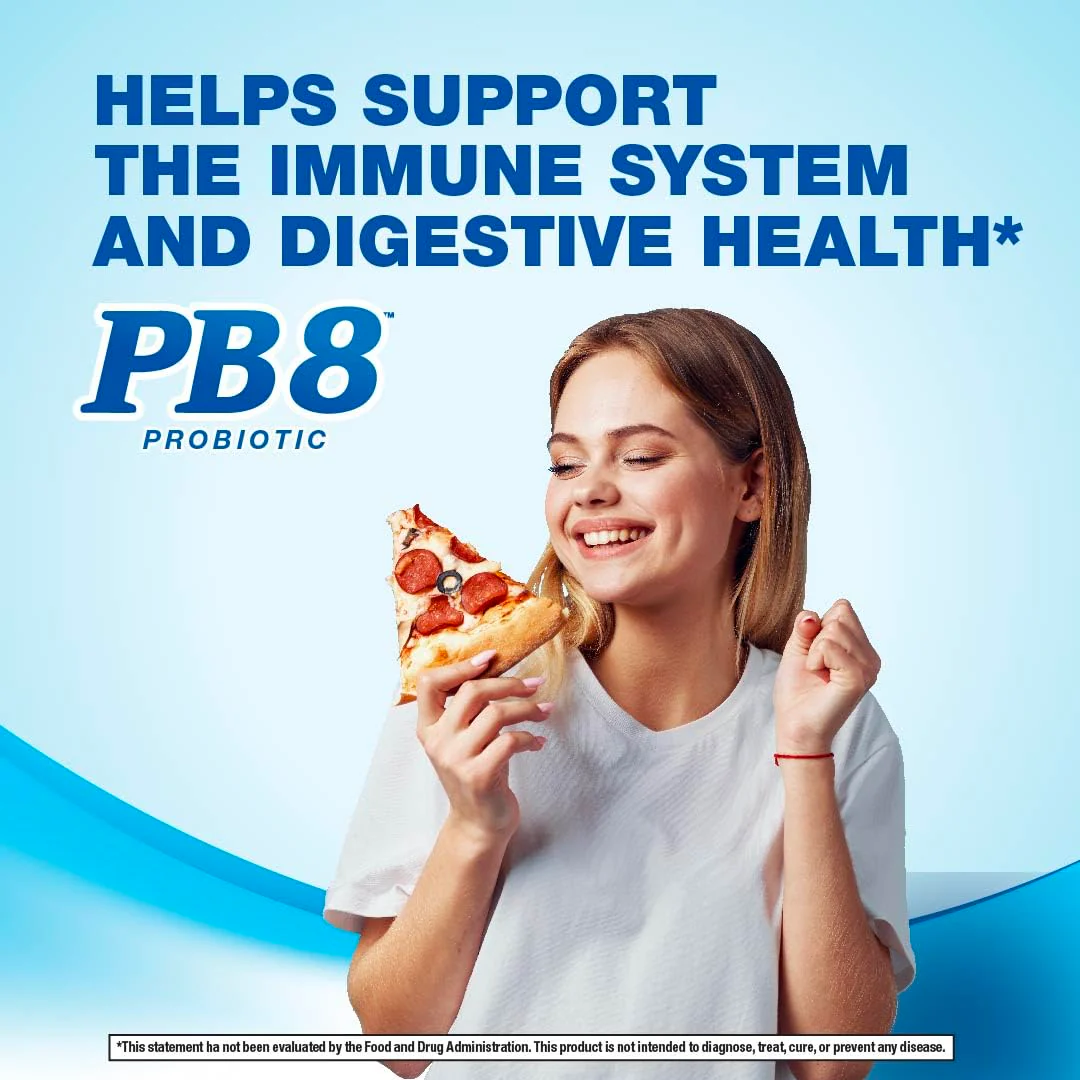 Nutrition Now PB 8 Probiotic Immune System and Digestive Support* Dietary Supplement, 60 Count - Image 6