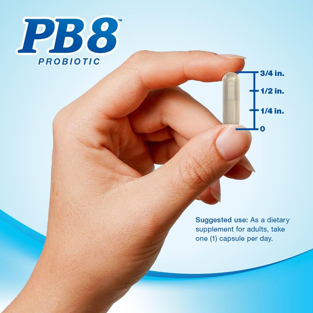 Nutrition Now PB 8 Probiotic Immune System and Digestive Support* Dietary Supplement, 60 Count - Image 8