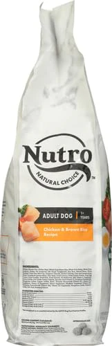 Nutro Natural Choice Dry Dog Food, Adult Dog Food Dry Chicken and Brown Rice Recipe, 5 lbs. - Image 9
