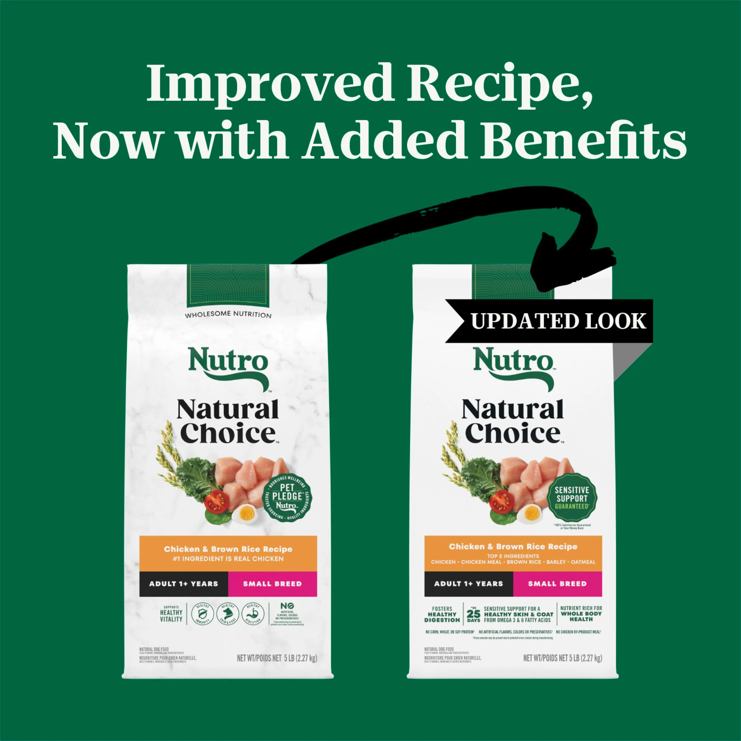 Nutro Natural Choice Small Breed Dry Dog Food, Adult Dog Food Dry Chicken and Brown Rice, 5 lbs. - Image 10