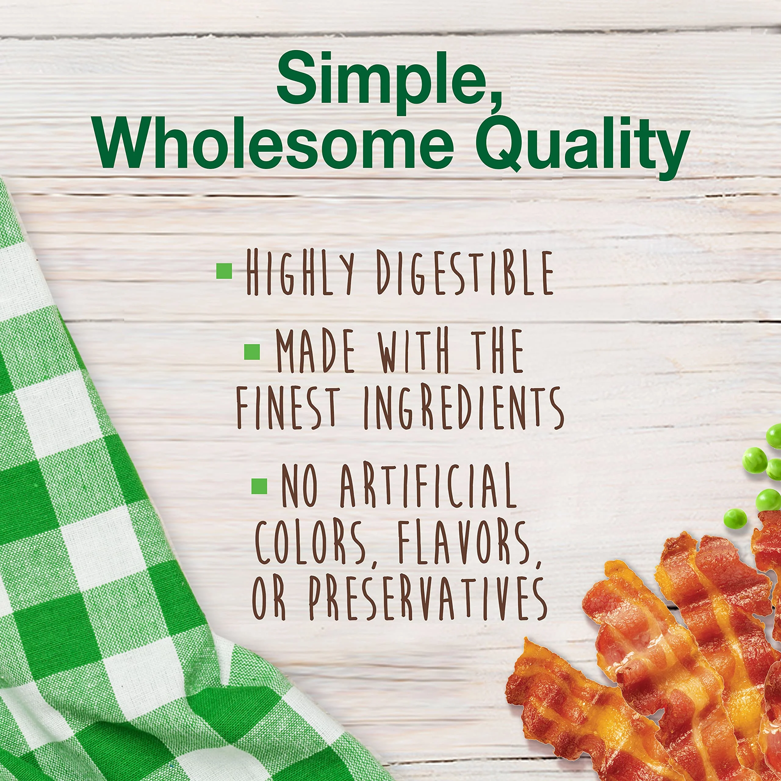 Nylabone Healthy Edibles Natural Dog Chews, Long Lasting Bones for Dogs, Bacon Flavor Dog Treats, Medium (2 Count) - Image 8